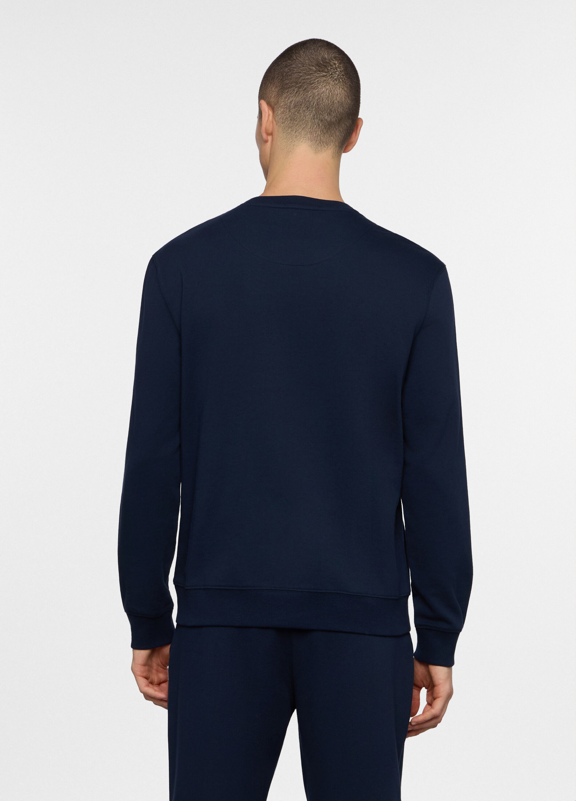 Felpa girocollo in cotone uomo_1