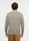 Maglione girocollo in cotone a maglia rasata uomo_1