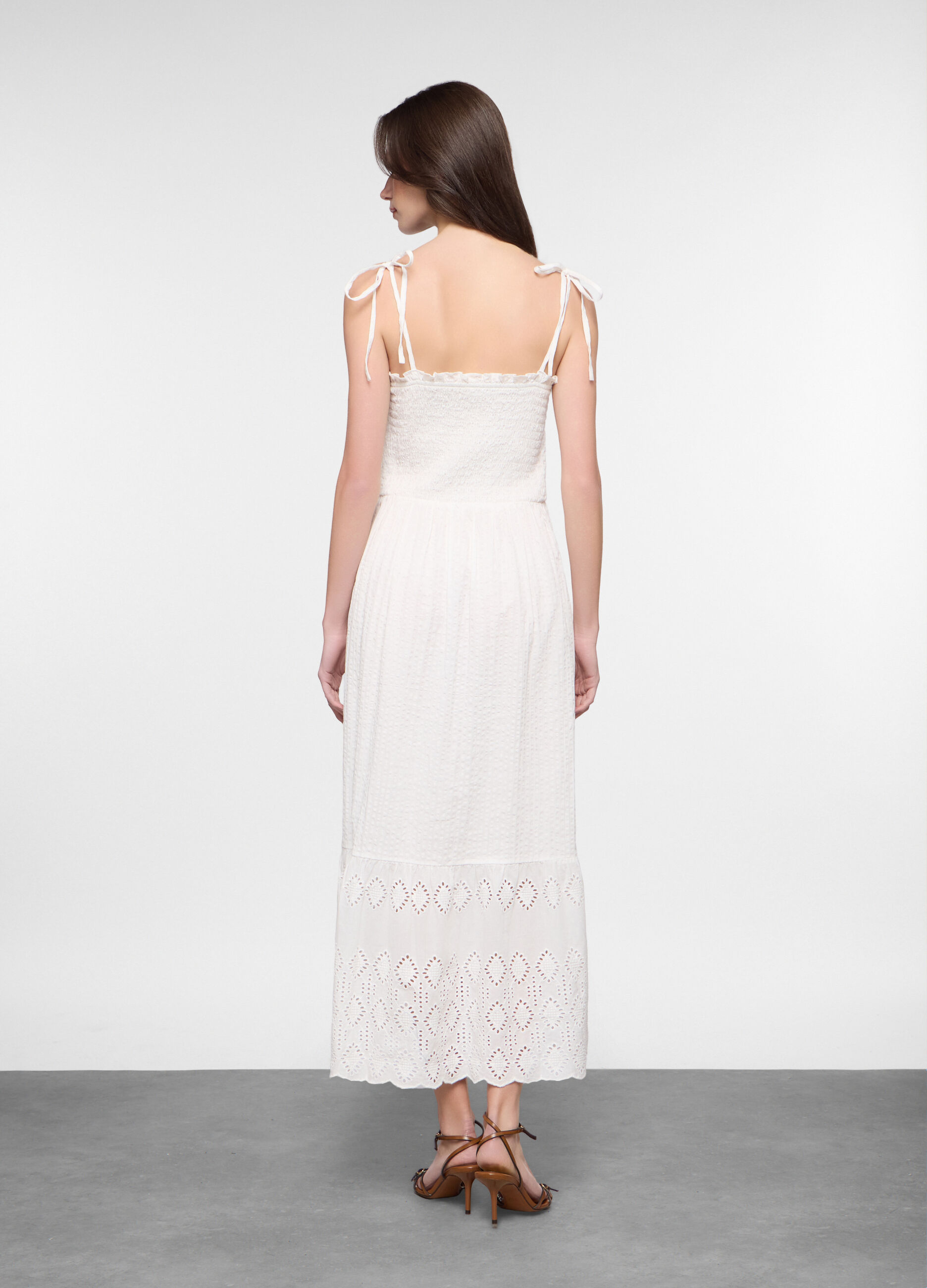 Abito lungo in puro cotone donna_1