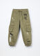 Pantaloni cargo in puro cotone bambino_0