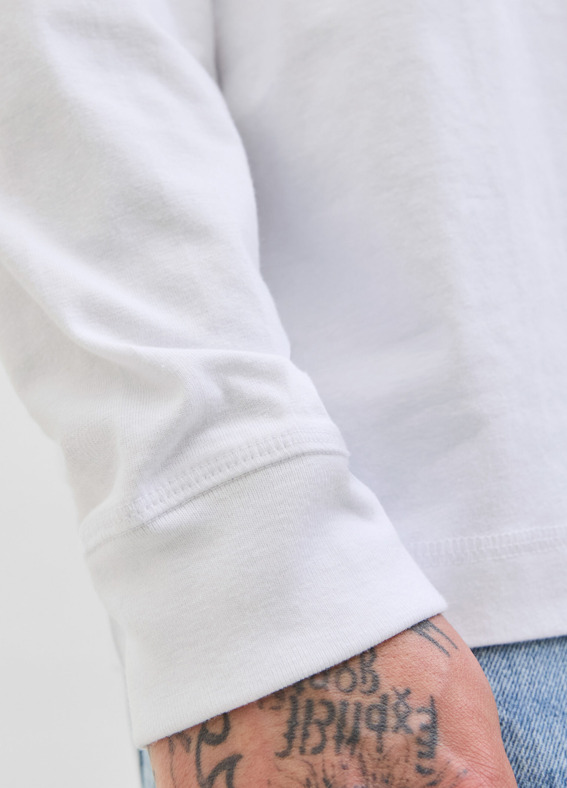 Felpa girocollo con logo uomo_5