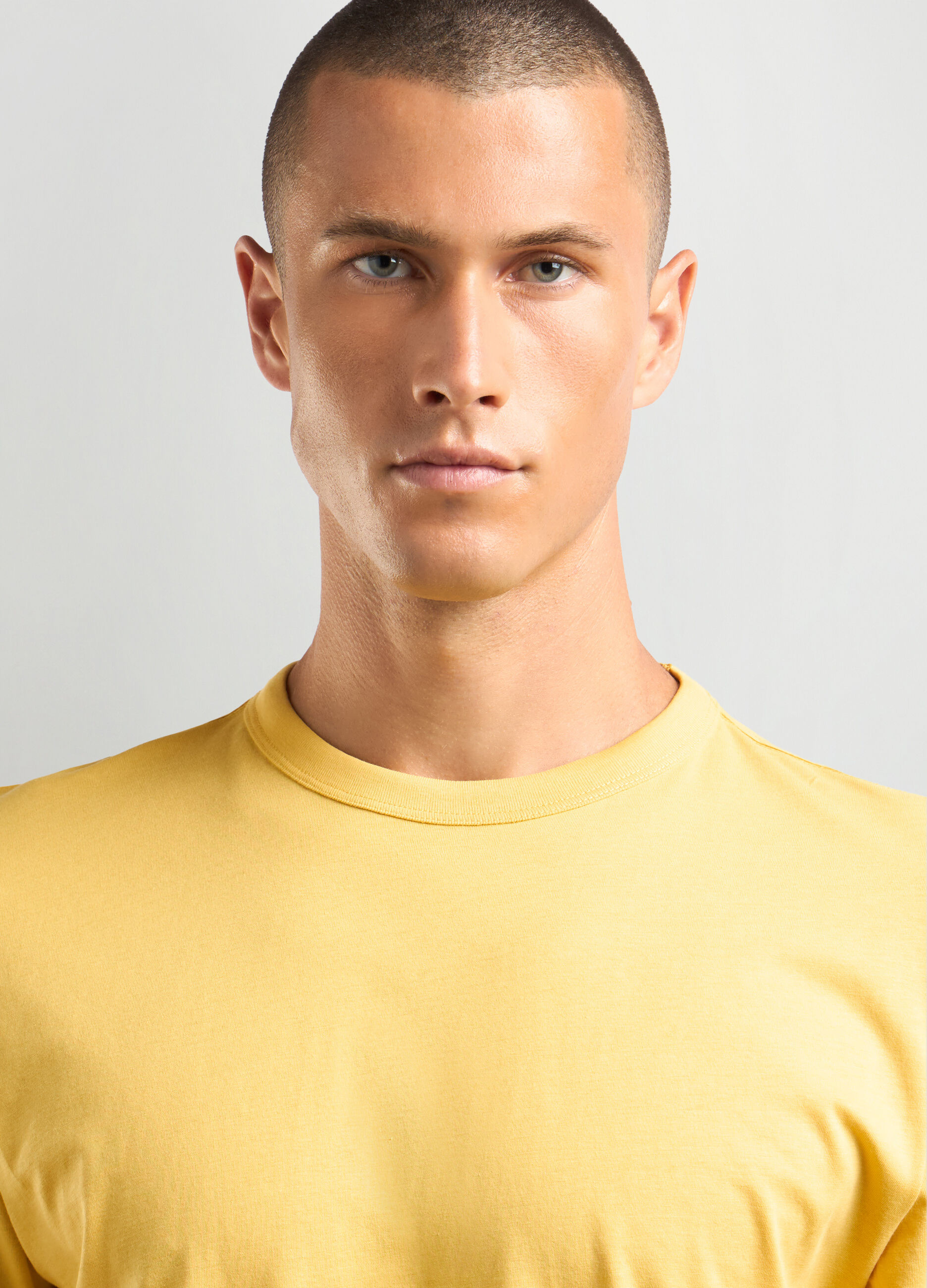 T-shirt girocollo in puro cotone uomo_2