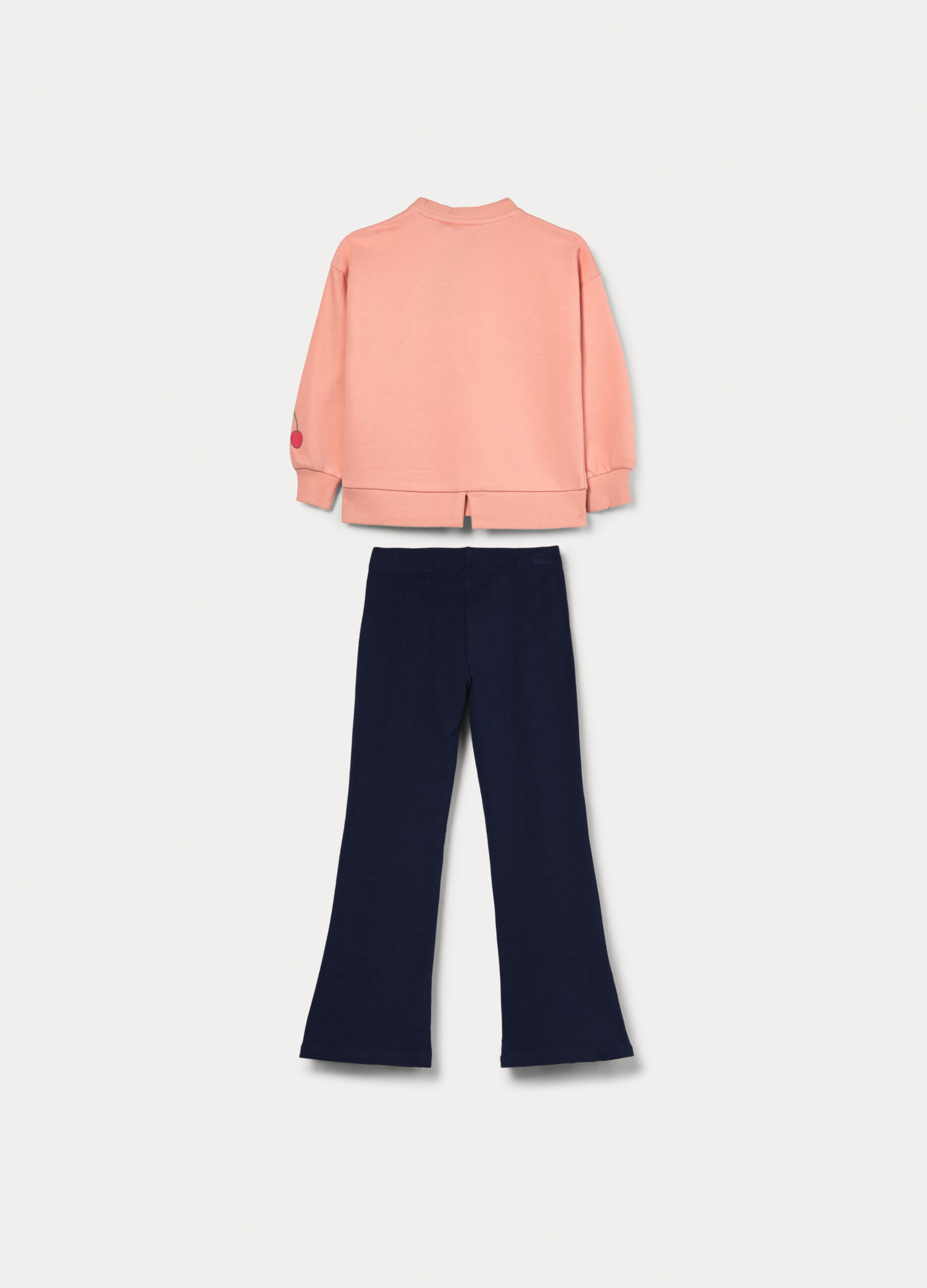 Jogging set Stitch in french terry bambina_1