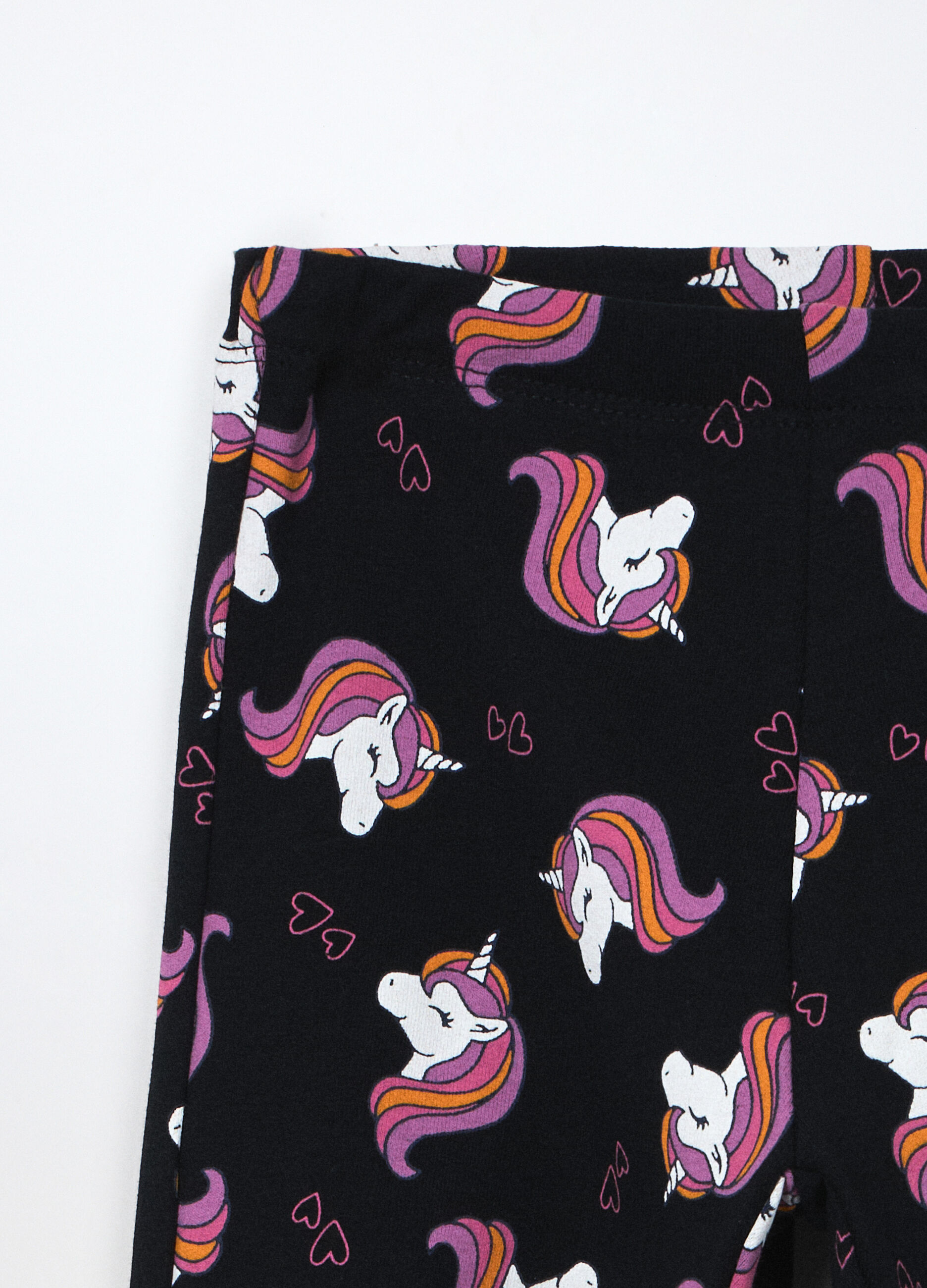 Pantaloni flare fit in cotone stretch bambina_2