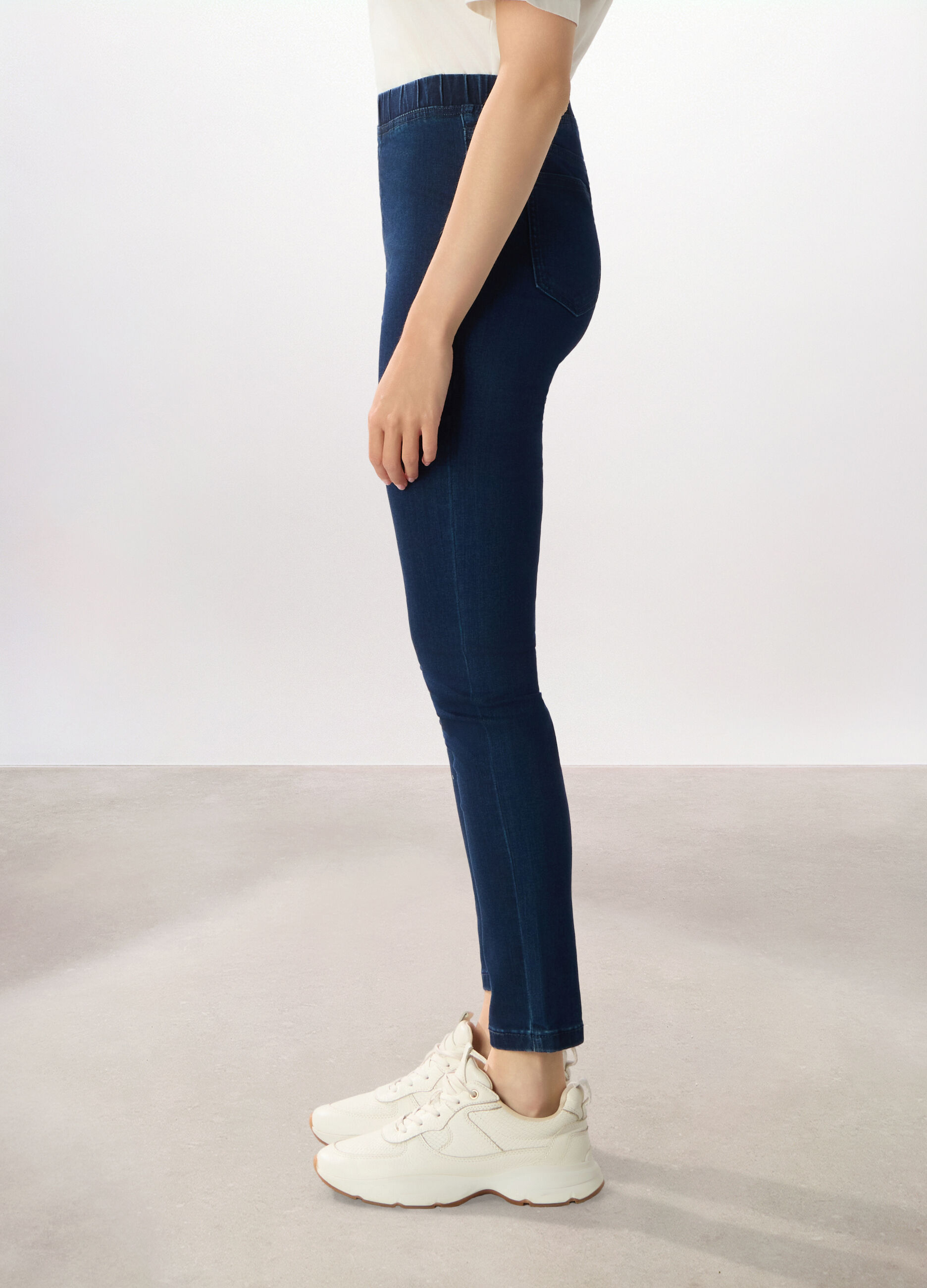 Jeggings in denim misto cotone stretch donna_3