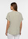 Blusa regular fit con scollo a V donna_1