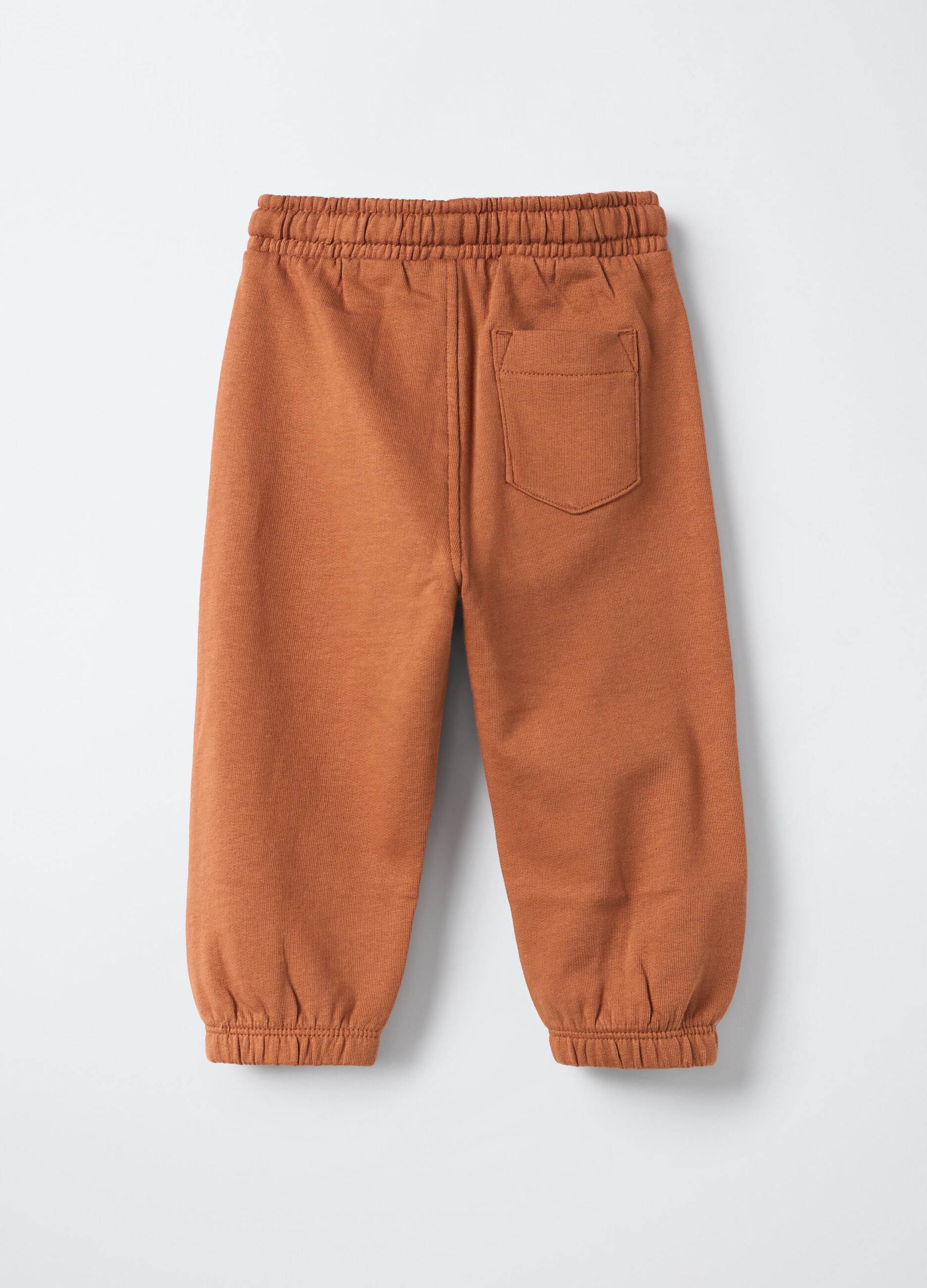 Jogger in puro cotone garzato Comfort Fit bimbo_1