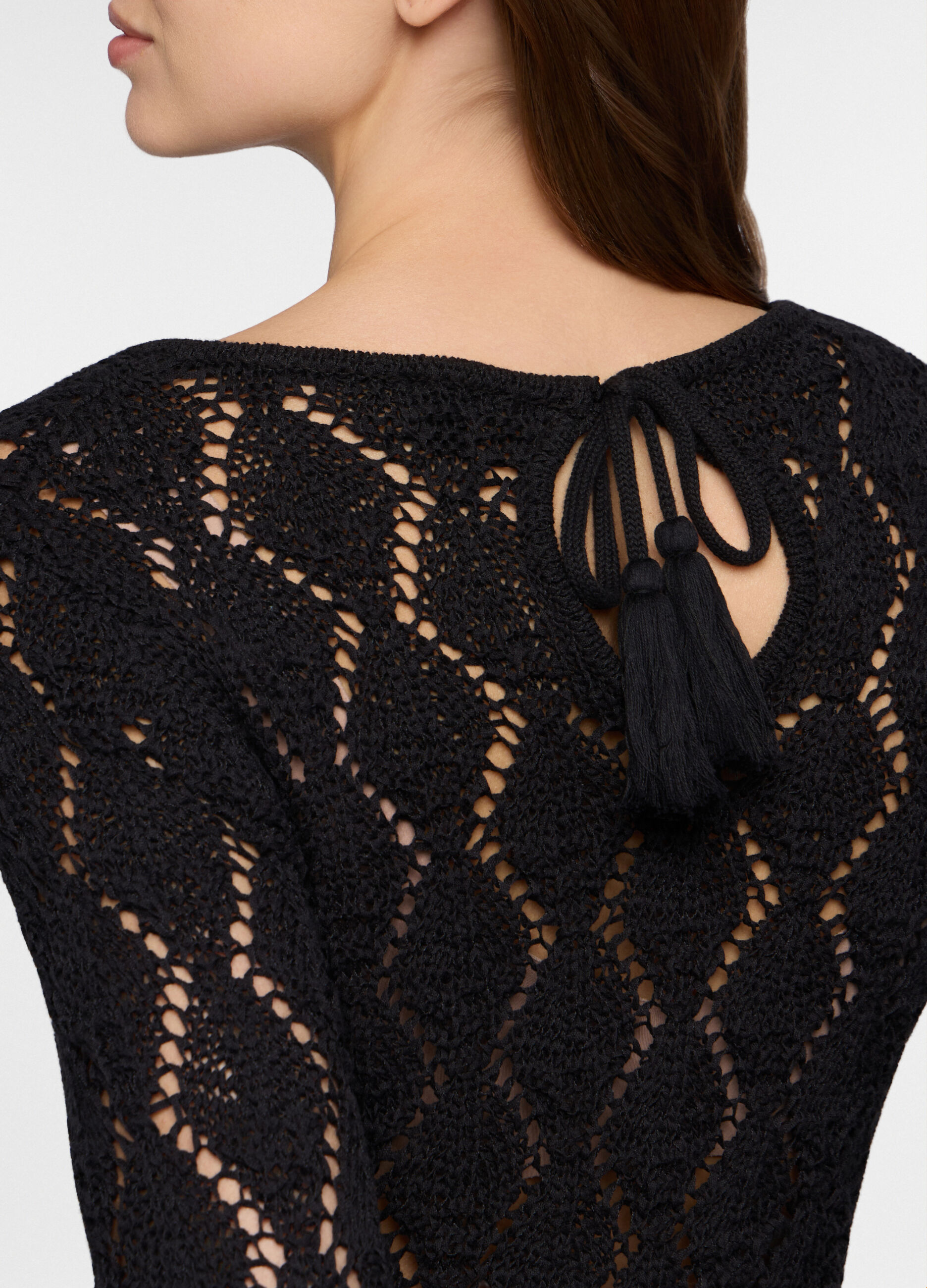 Pullover girocollo operato donna_2