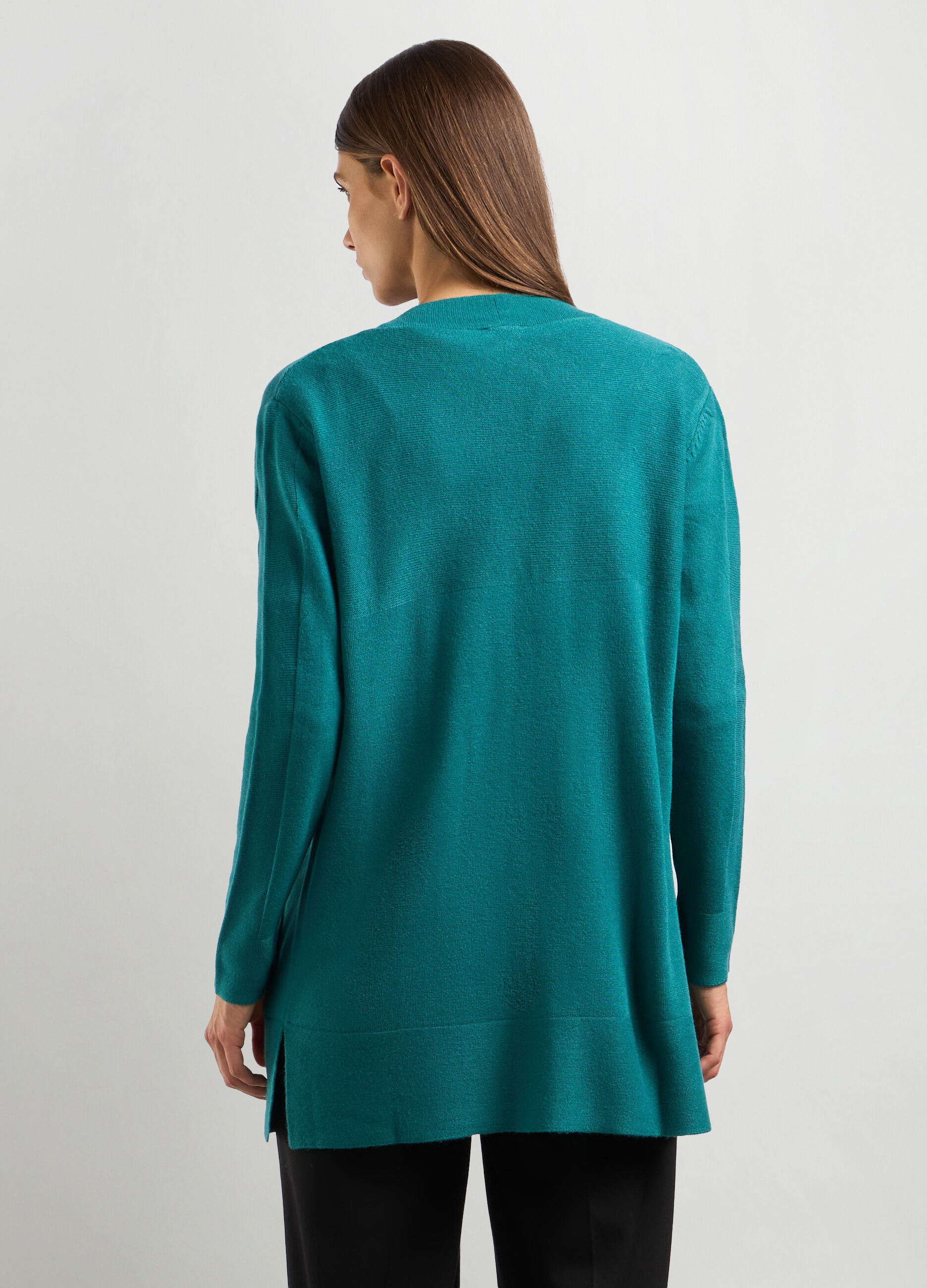 Cardigan aperto tricot donna_1