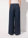 Denim wide leg in puro cotone donna_2