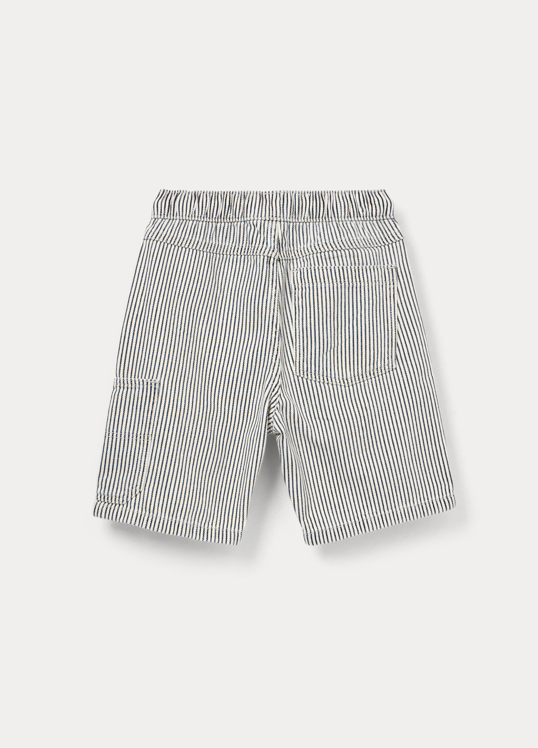 Shorts in twill di puro cotone bambino_1