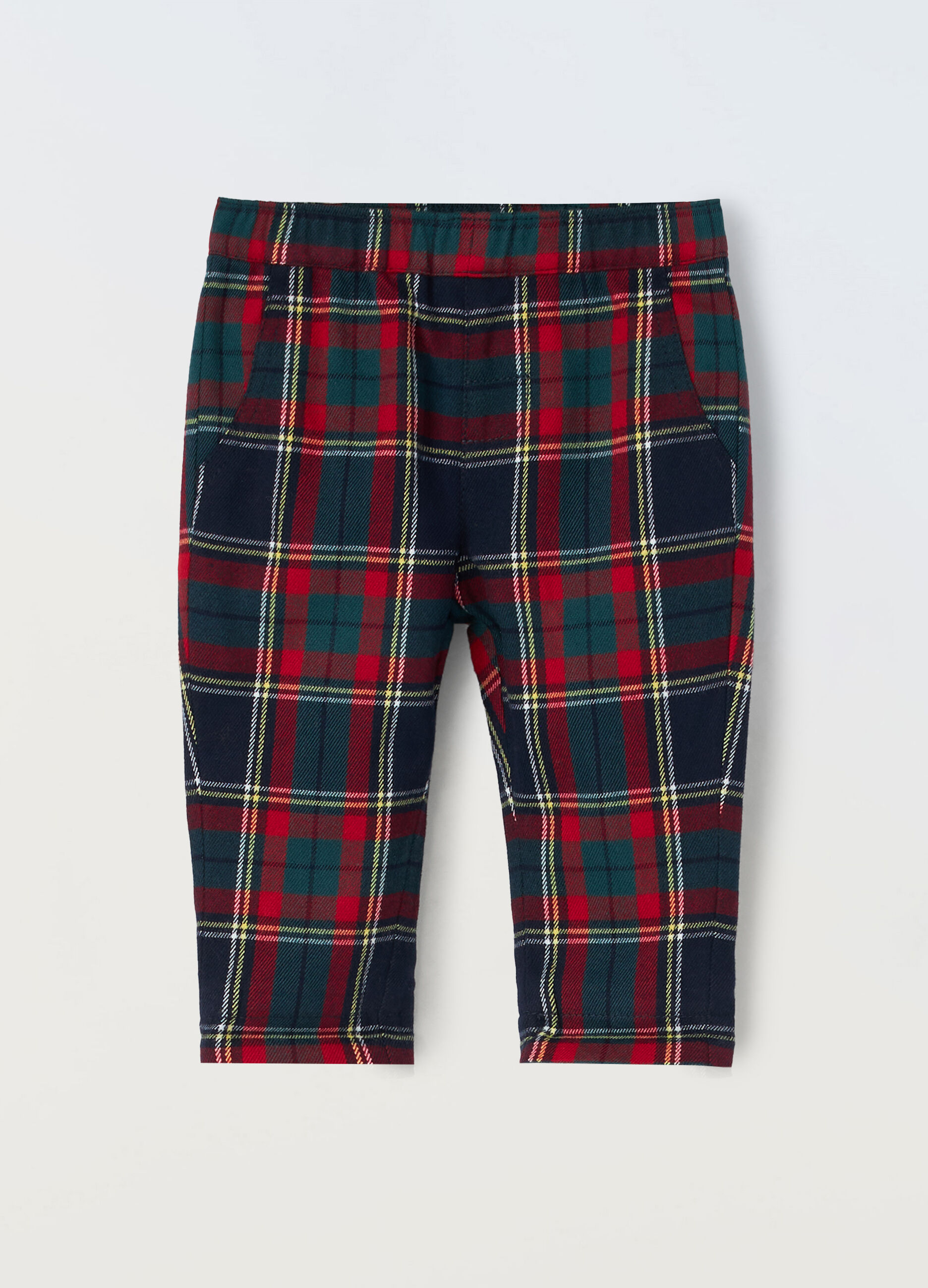 Pantaloni in misto viscosa neonato_0