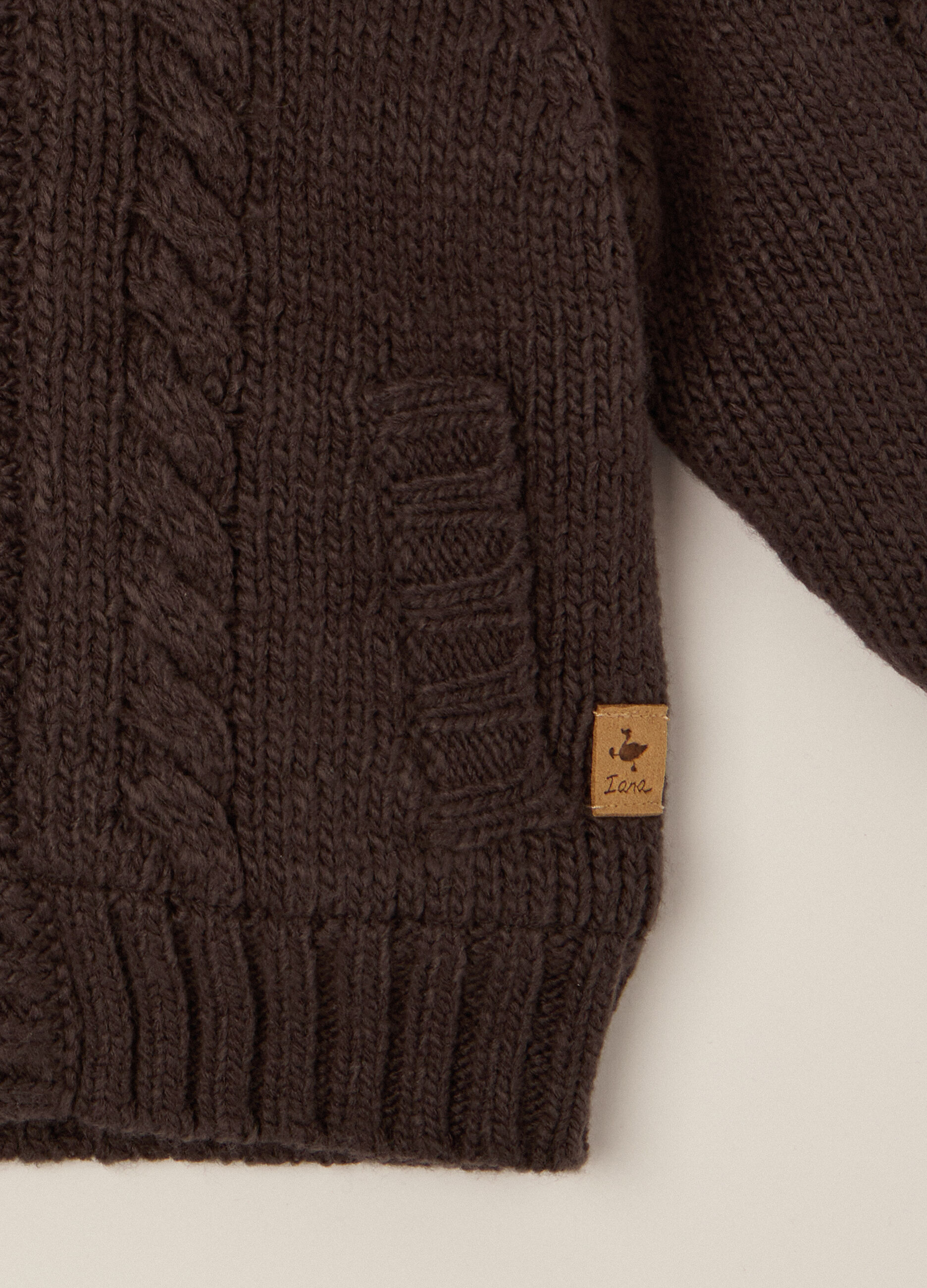 Giacca marrone imbottita per neonato_2