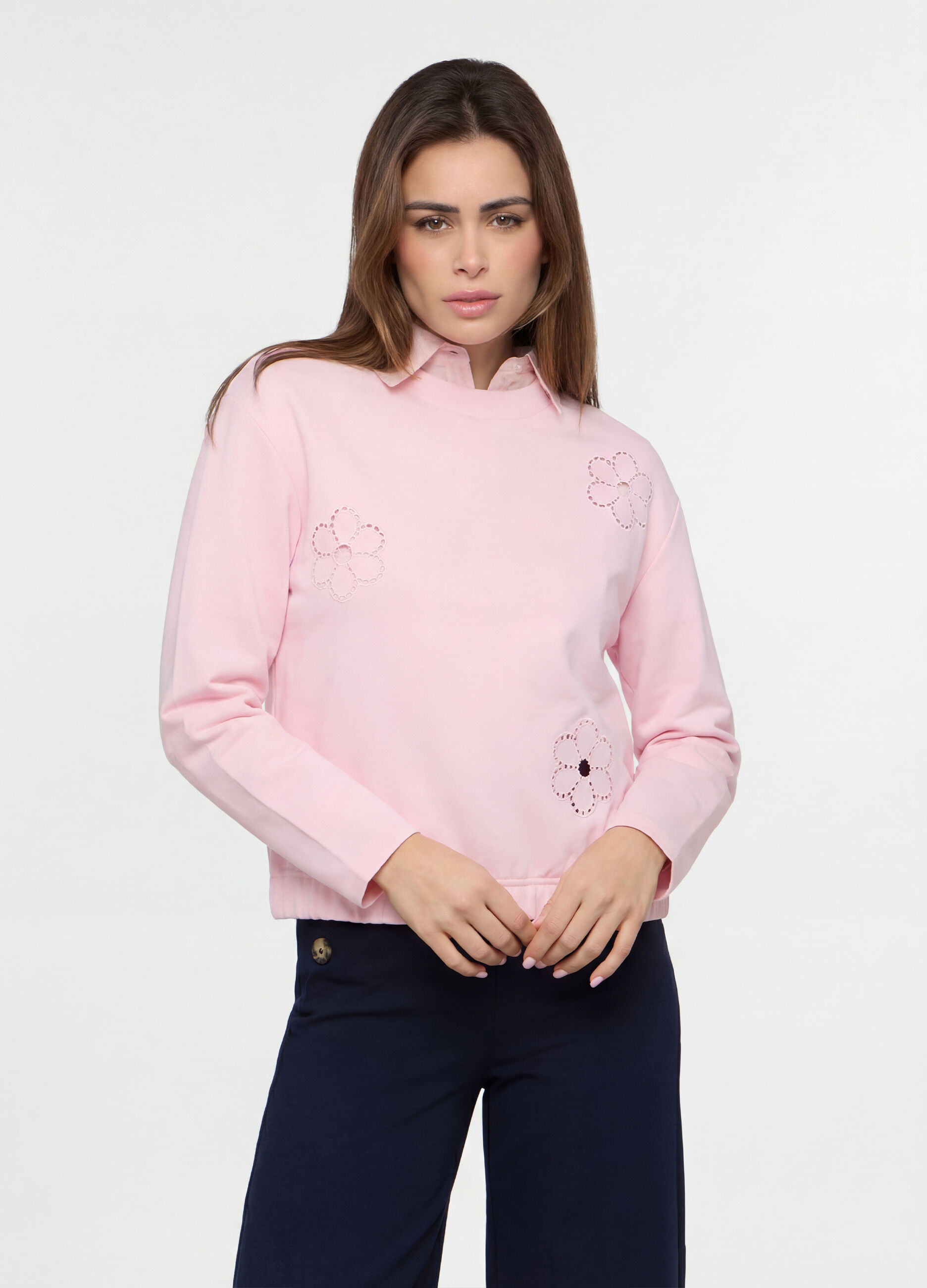 T-shirt girocollo donna_0