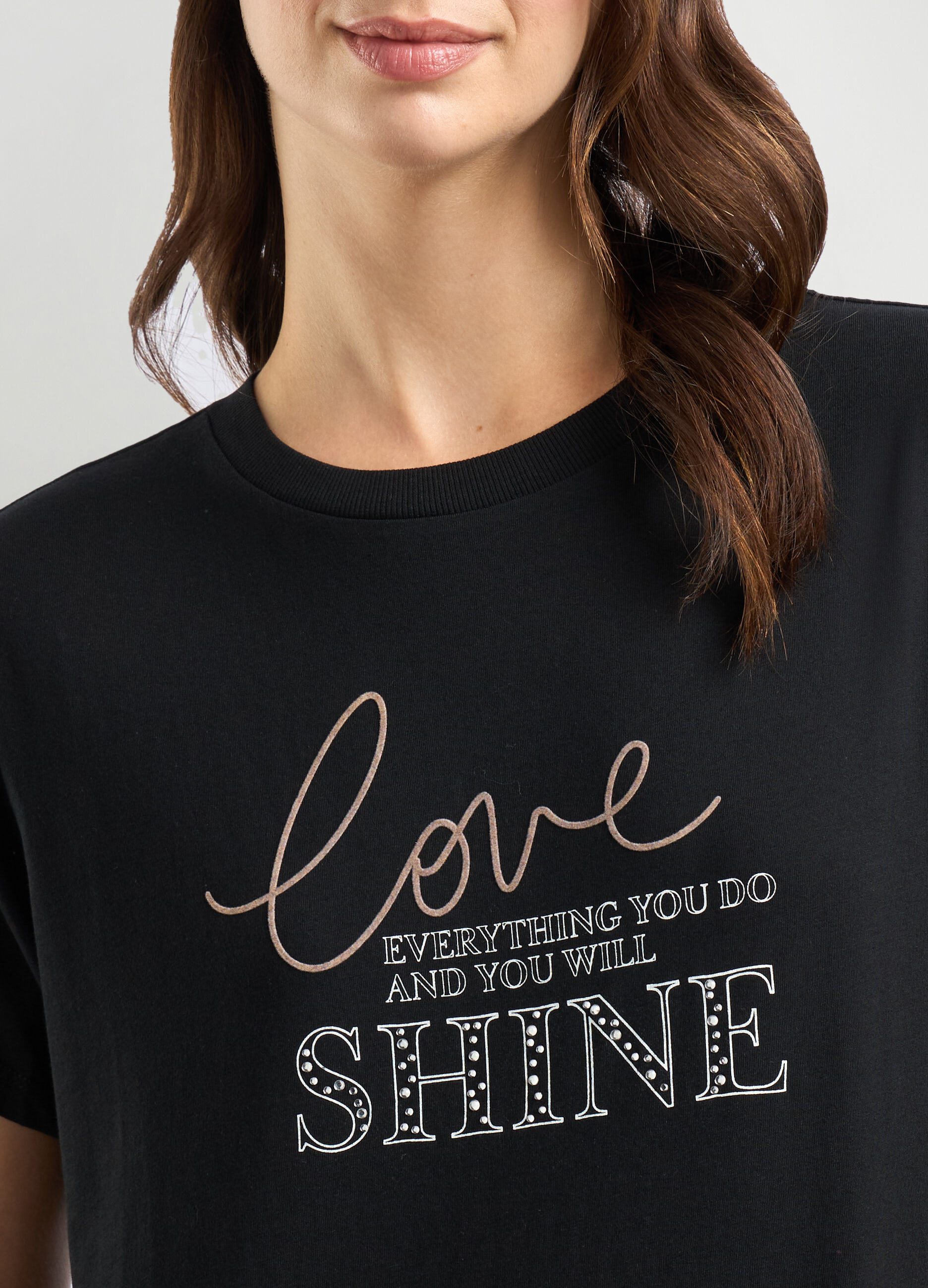 T-shirt in puro cotone donna_2