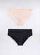 Pack 2 slip in jersey di cotone stretch donna_0