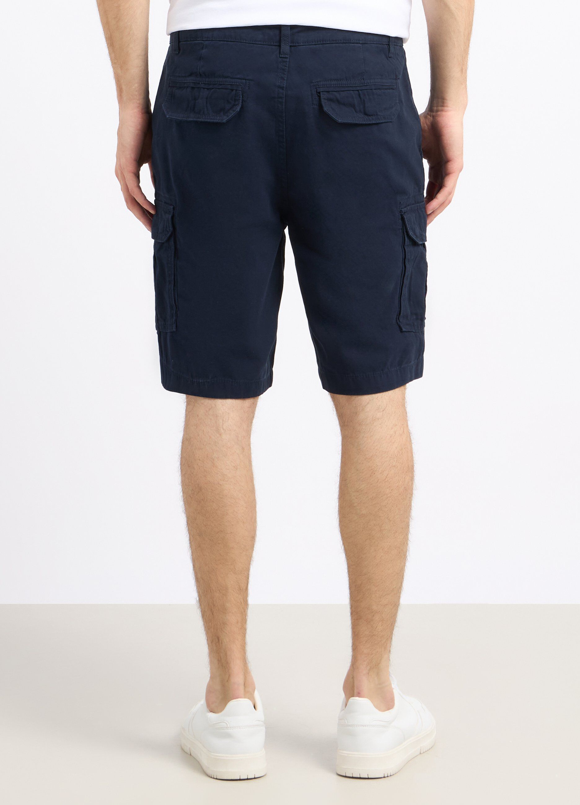 Shorts cargo in puro cotone uomo_1