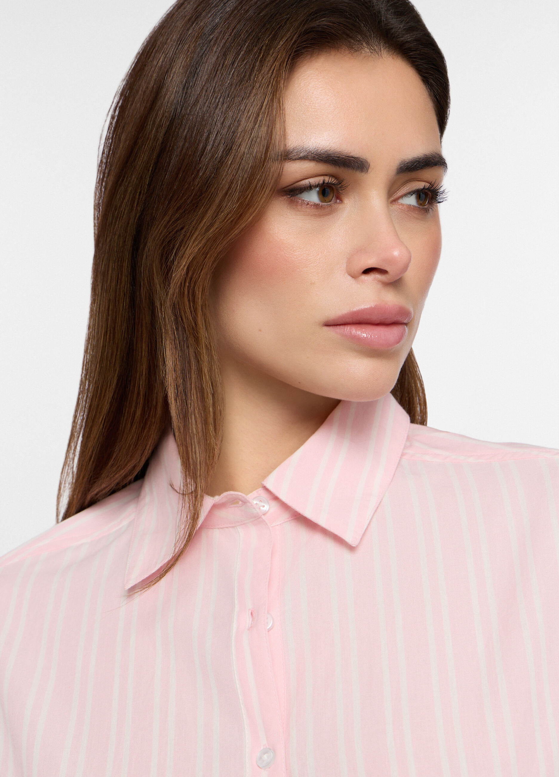 Camicia in popeline di puro cotone donna_2