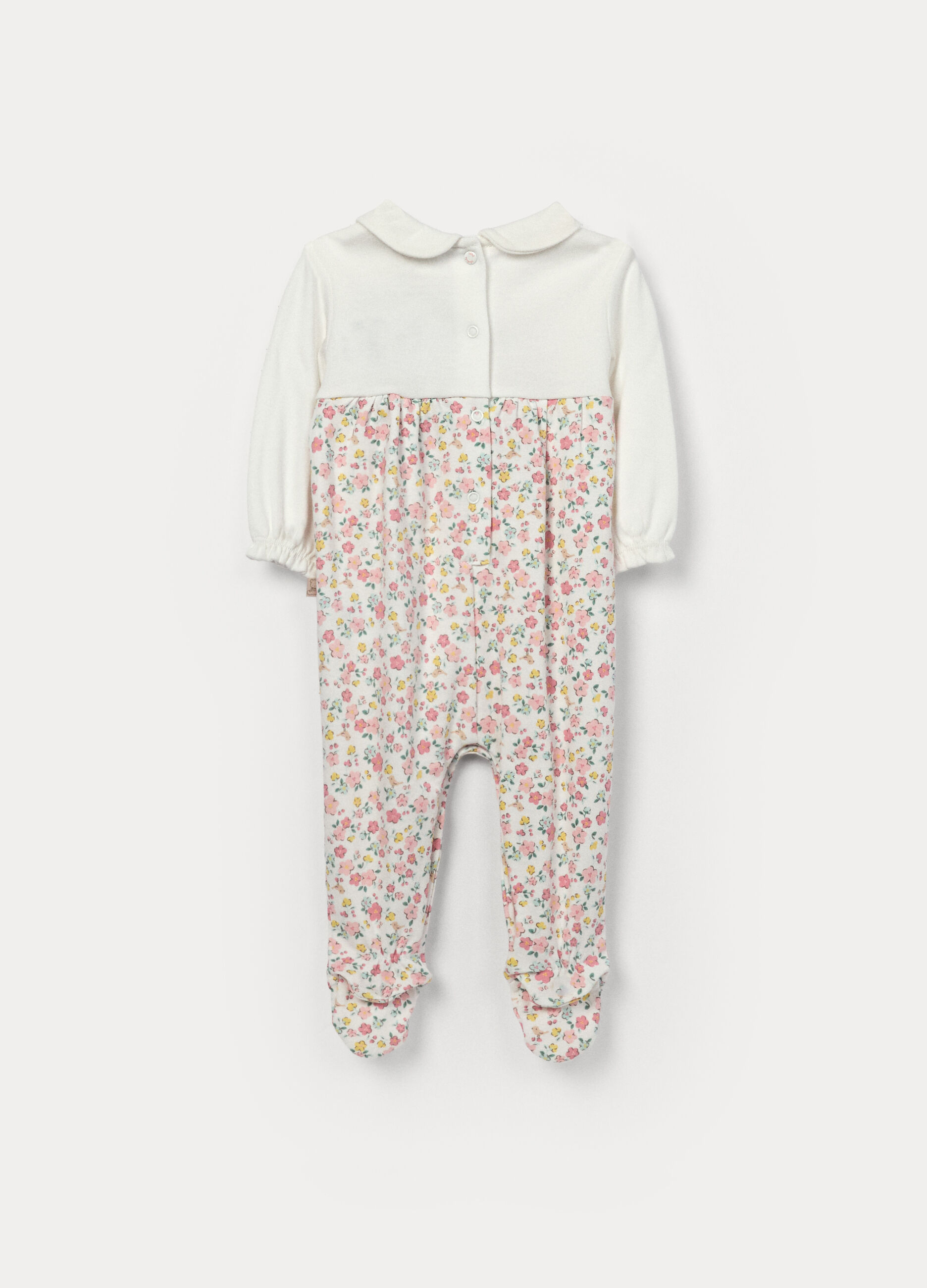 Tutina in interlock di puro cotone neonata_1