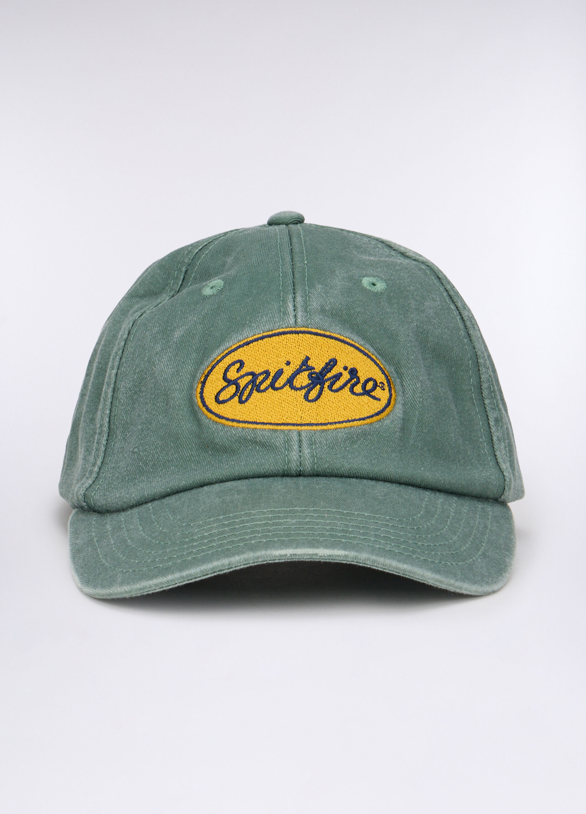 Cappello baseball effetto denim con toppa uomo_1