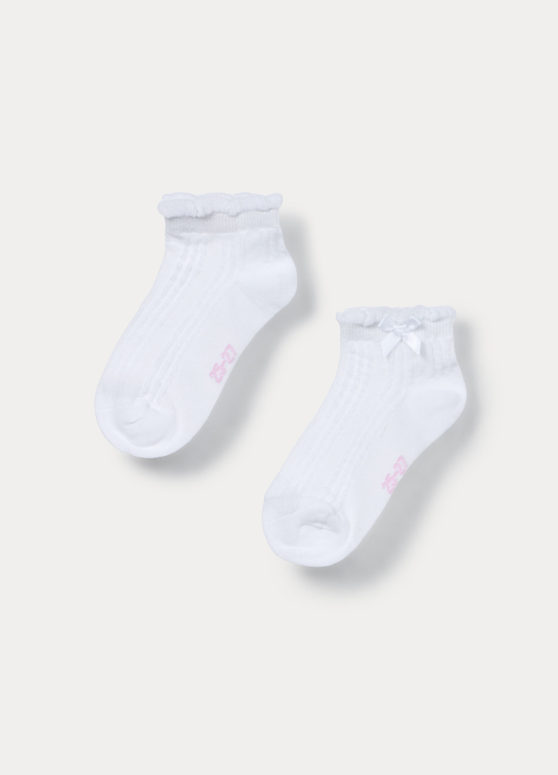 Pack 2 calze corte misto cotone _1