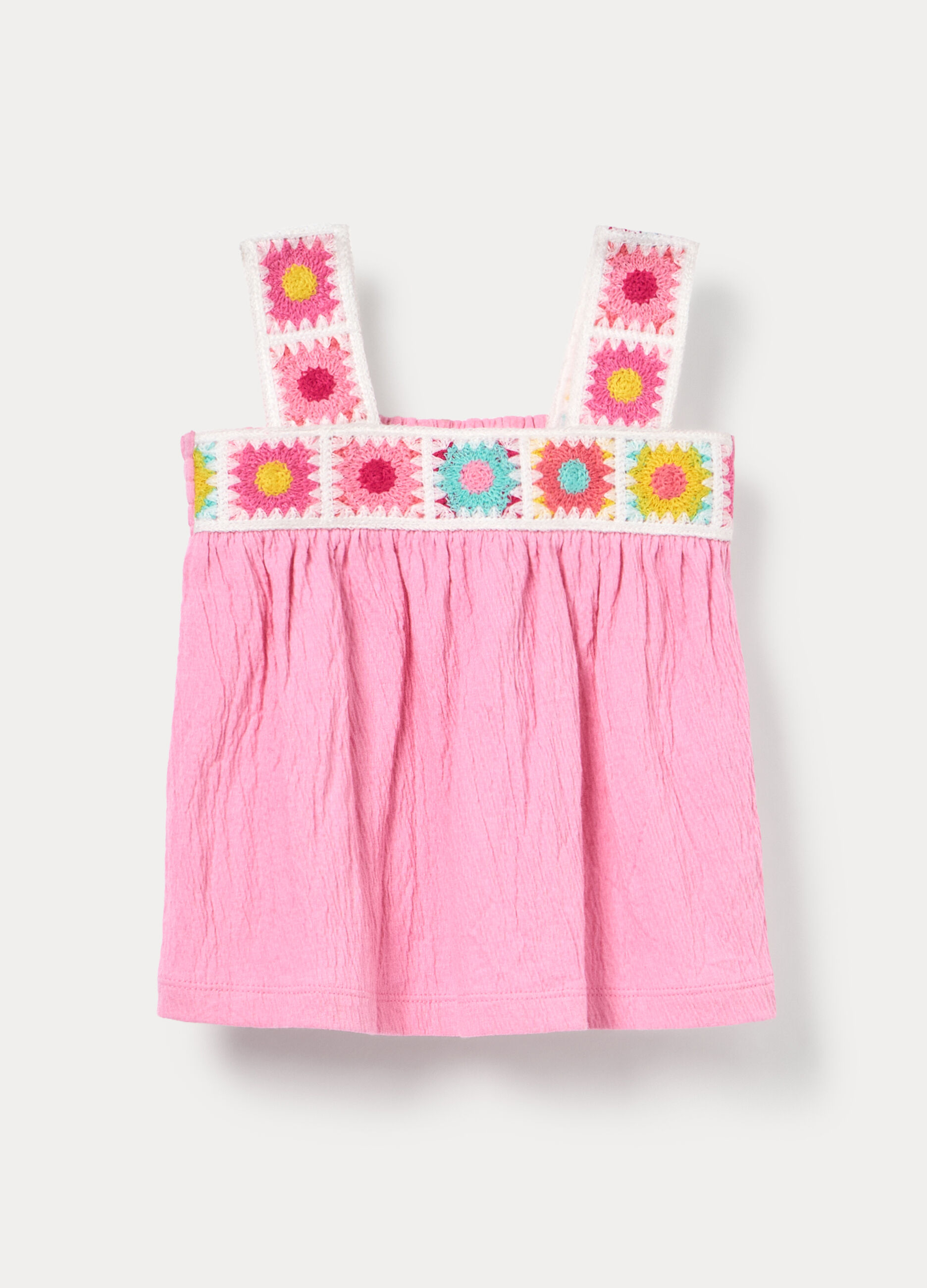 Top in jersey di cotone stretch _0