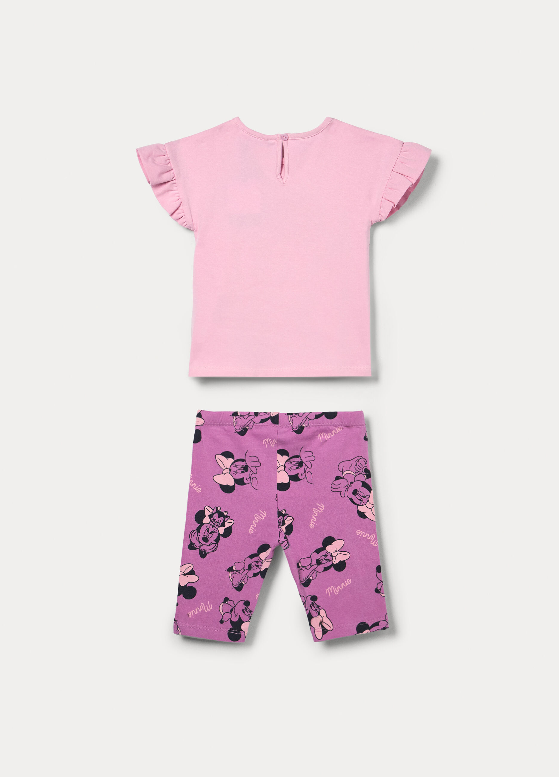 Jogging set Disney in jersey di cotone stretch bimba_1