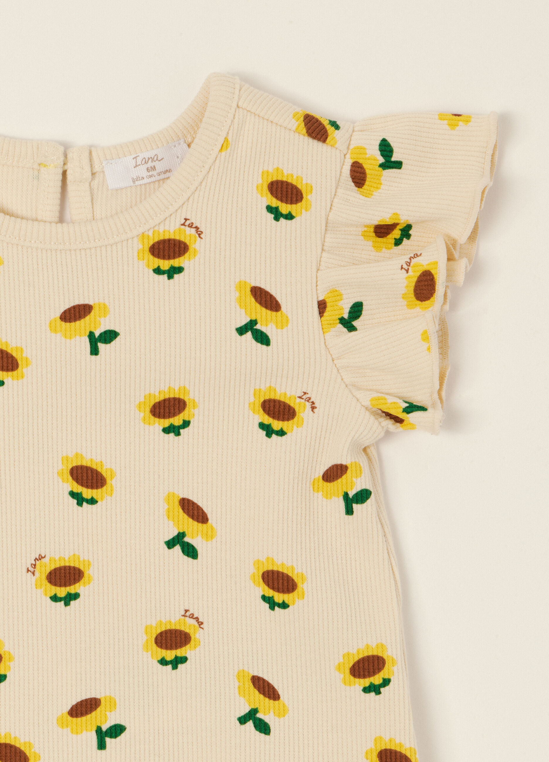 Jogging set in costina di cotone stretch IANA _2