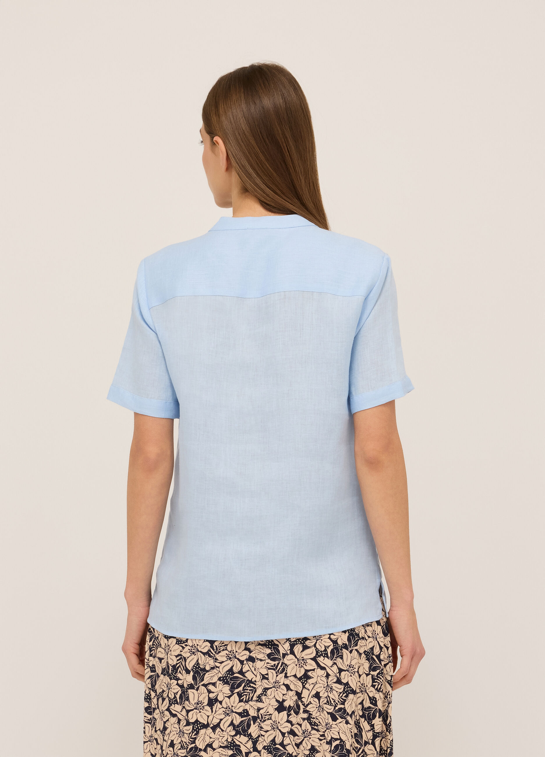 Camicia in puro lino donna_1