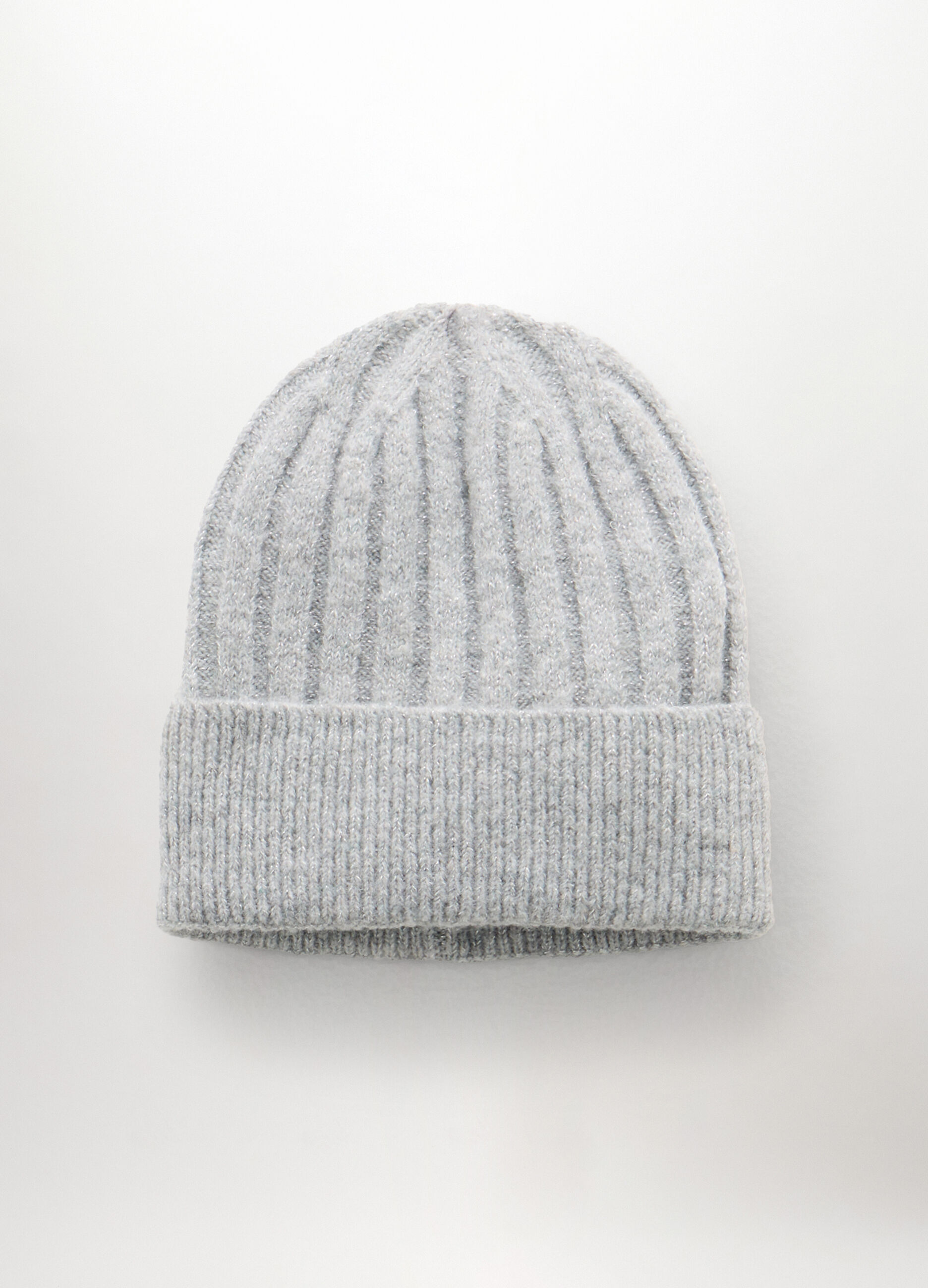 Berretto con filo lurex donna_0