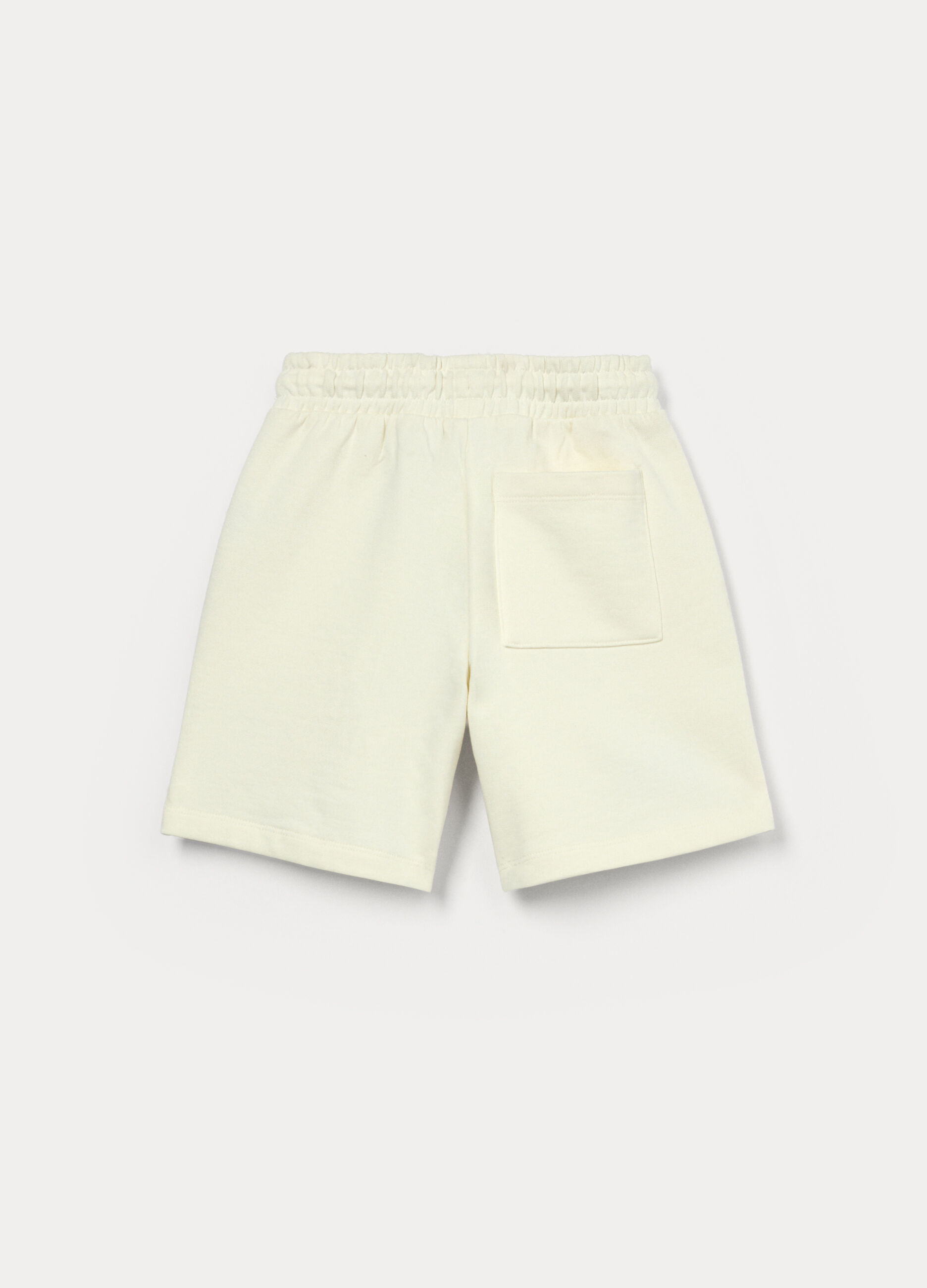 Shorts in french terry di puro cotone bambino_1