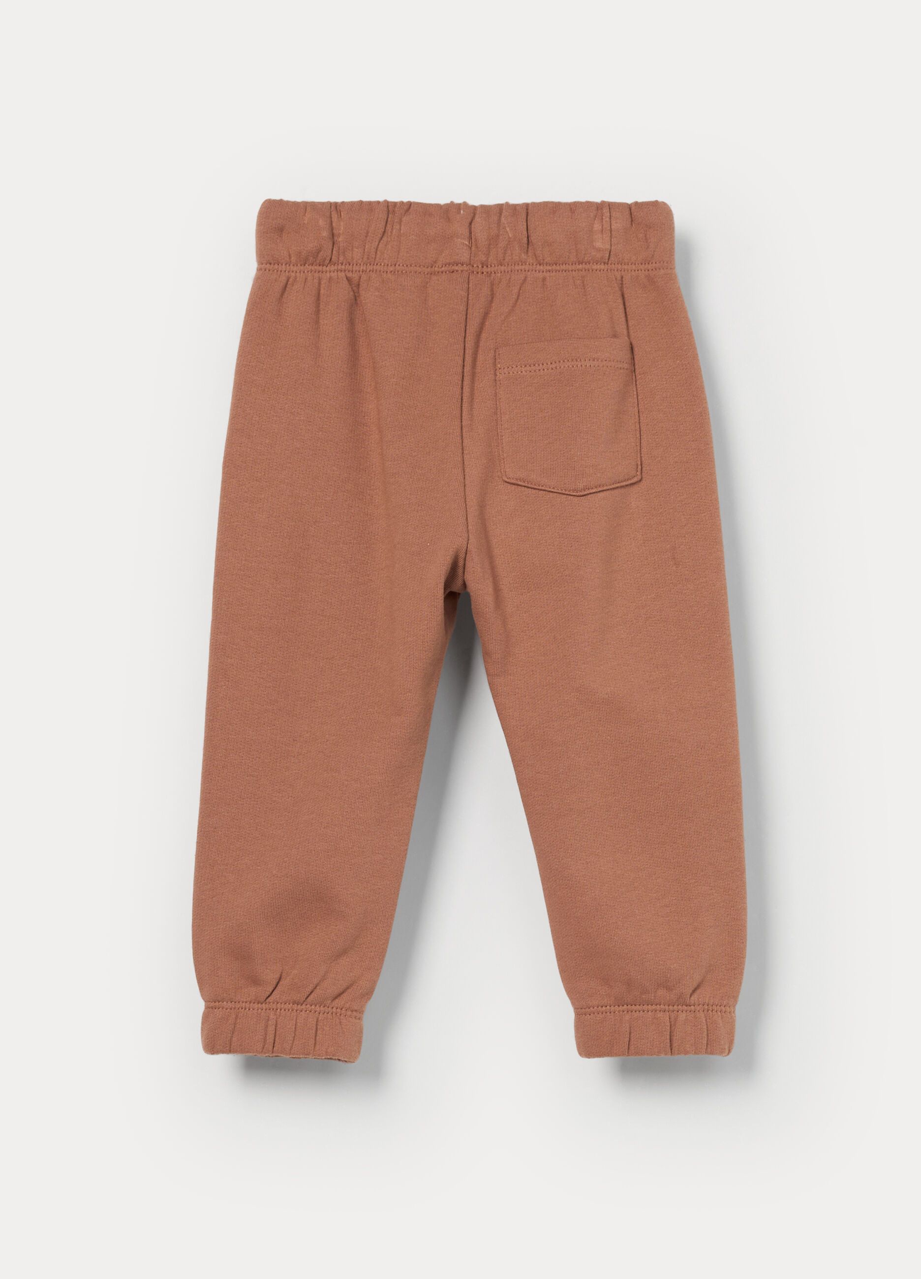 Jogger in french terry di puro cotone bimbo_1