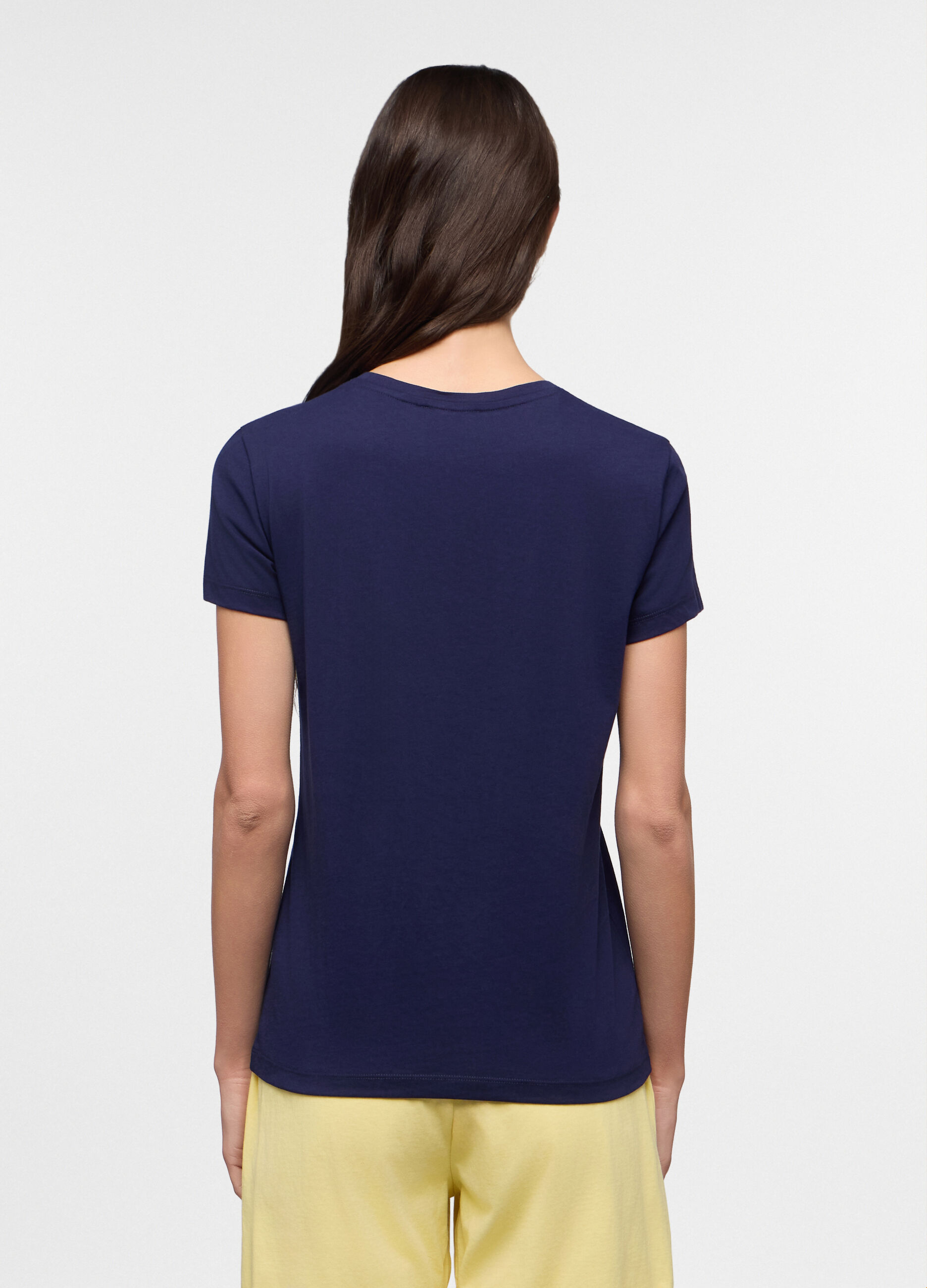 T-shirt girocollo donna_1
