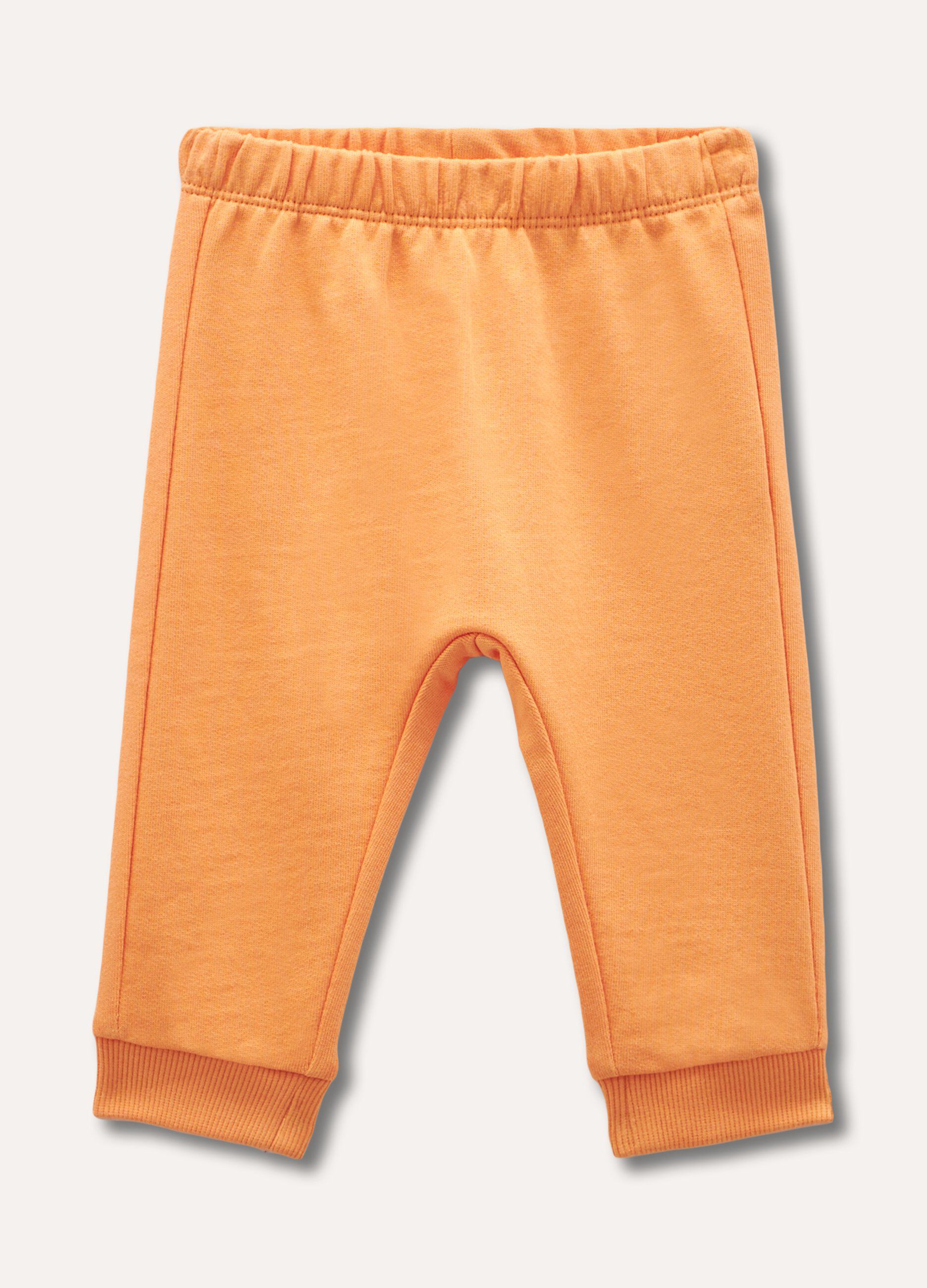 Jogger in puro cotone neonato_0