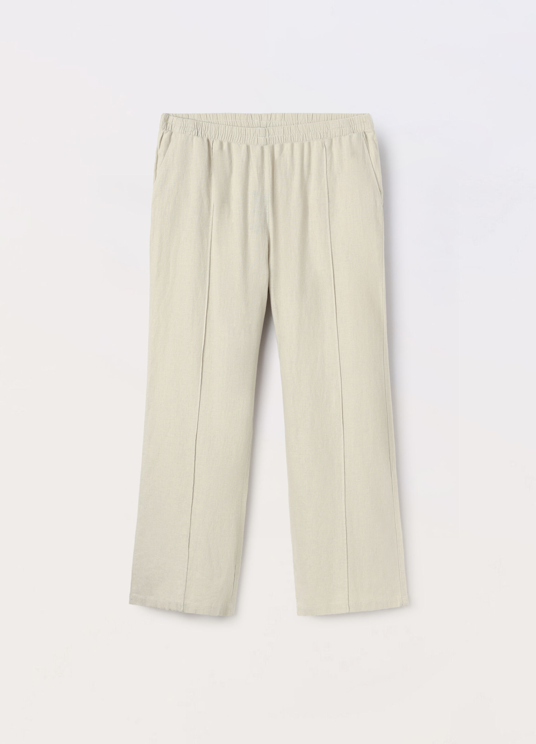Pantaloni palazzo misto lino donna curvy_0