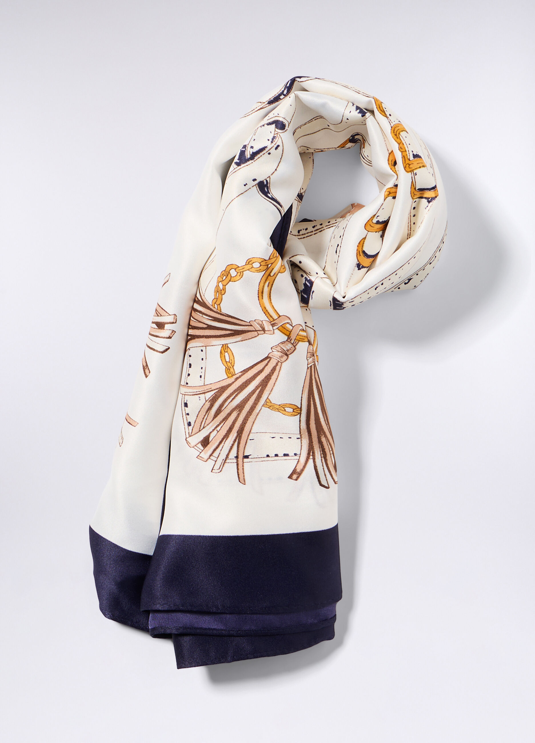 Foulard con stampa donna_0