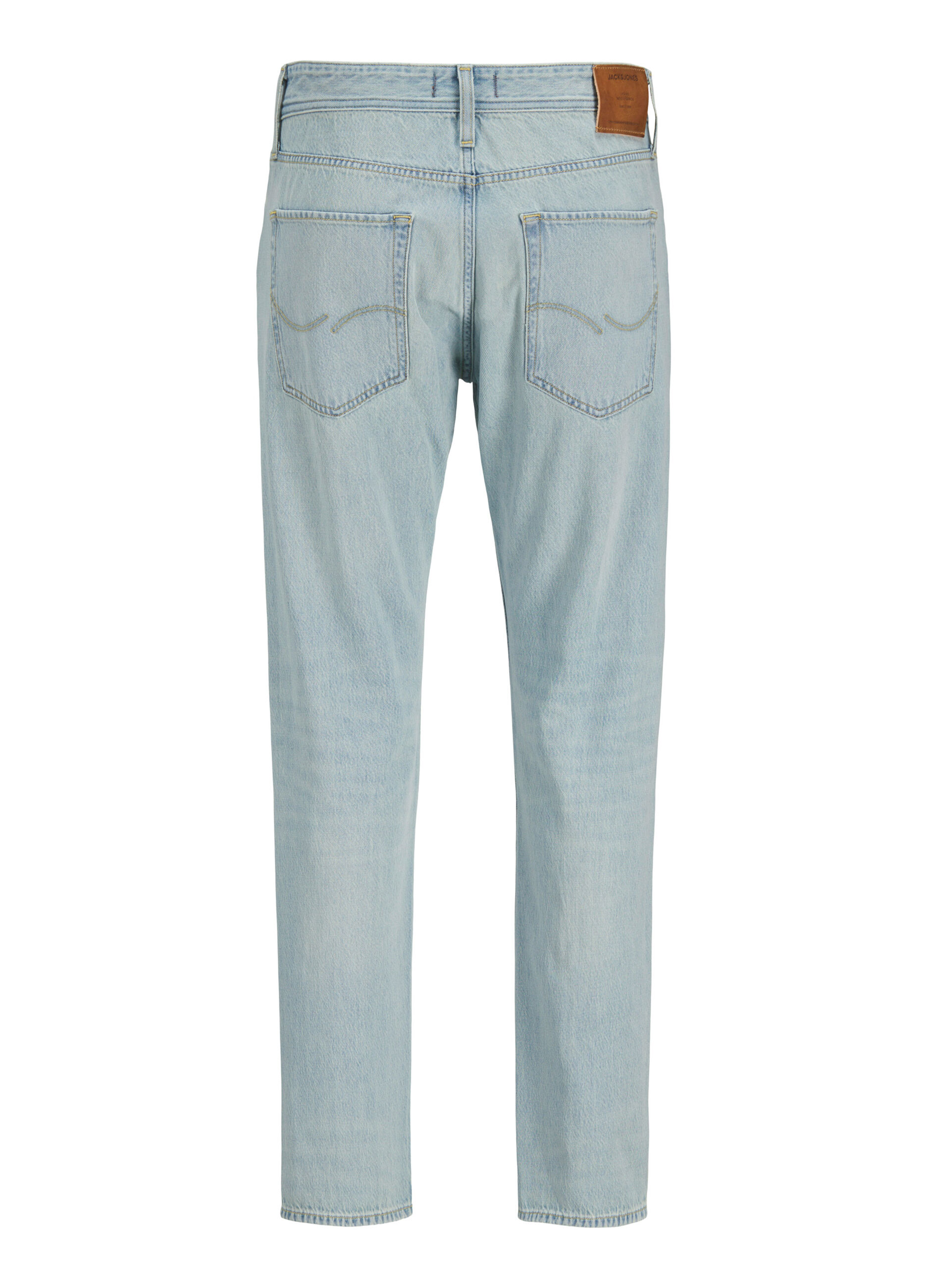 Jeans slim fit in denim di cotone uomo_1