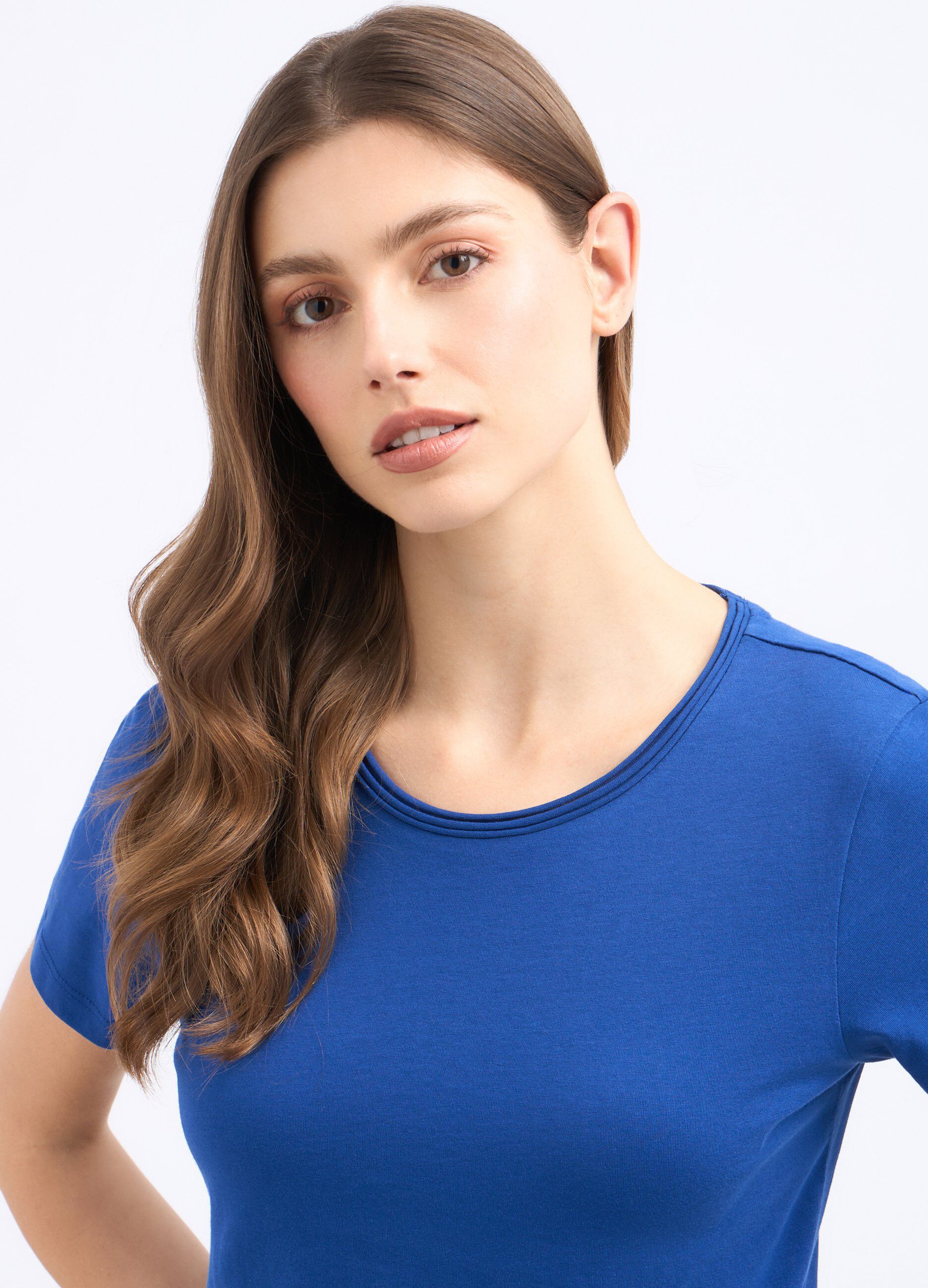 T-shirt in puro cotone donna_2