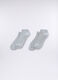 Pack 2 calze corte in costina di cotone stretch donna_0