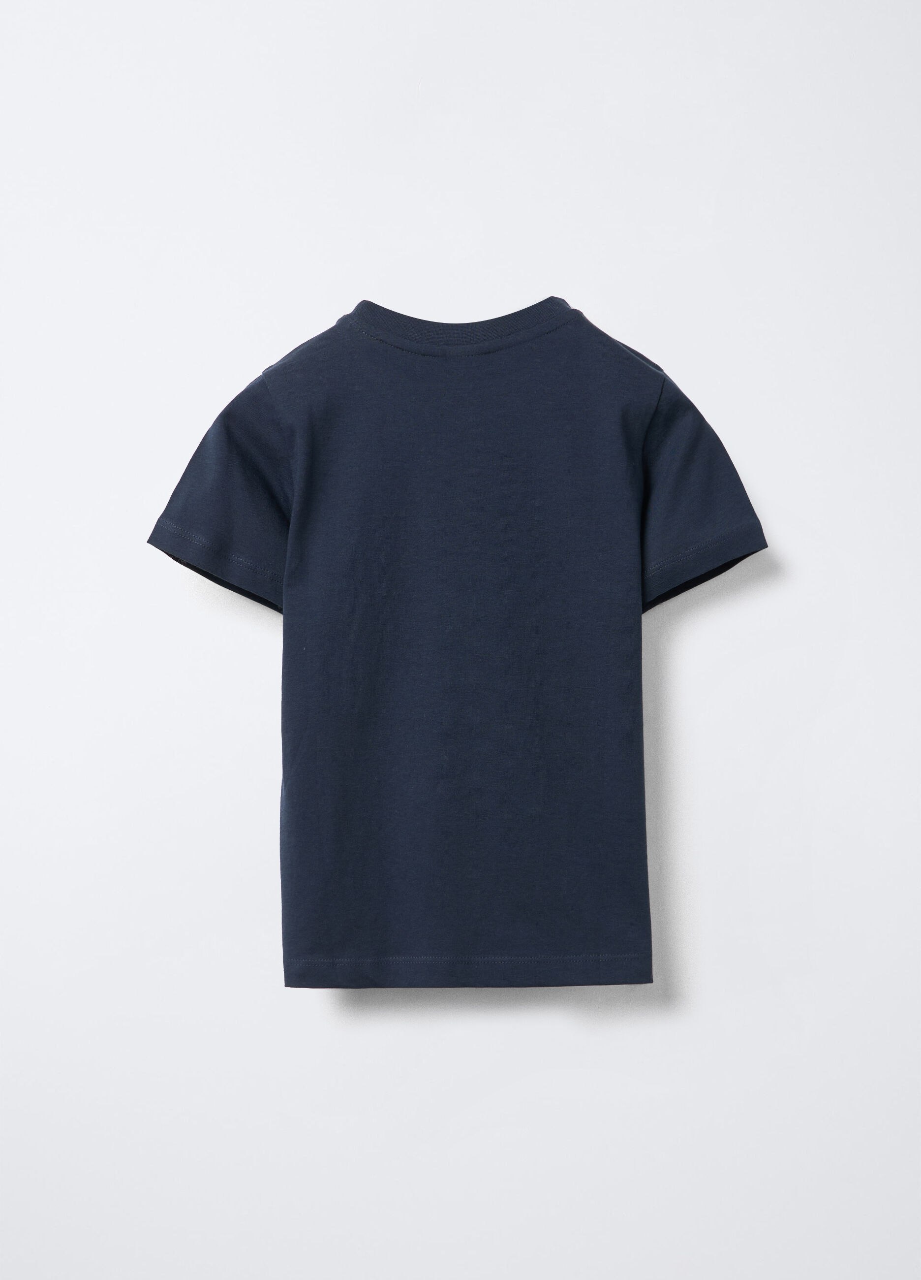 T-shirt girocollo in jersey di puro cotone bambino_1