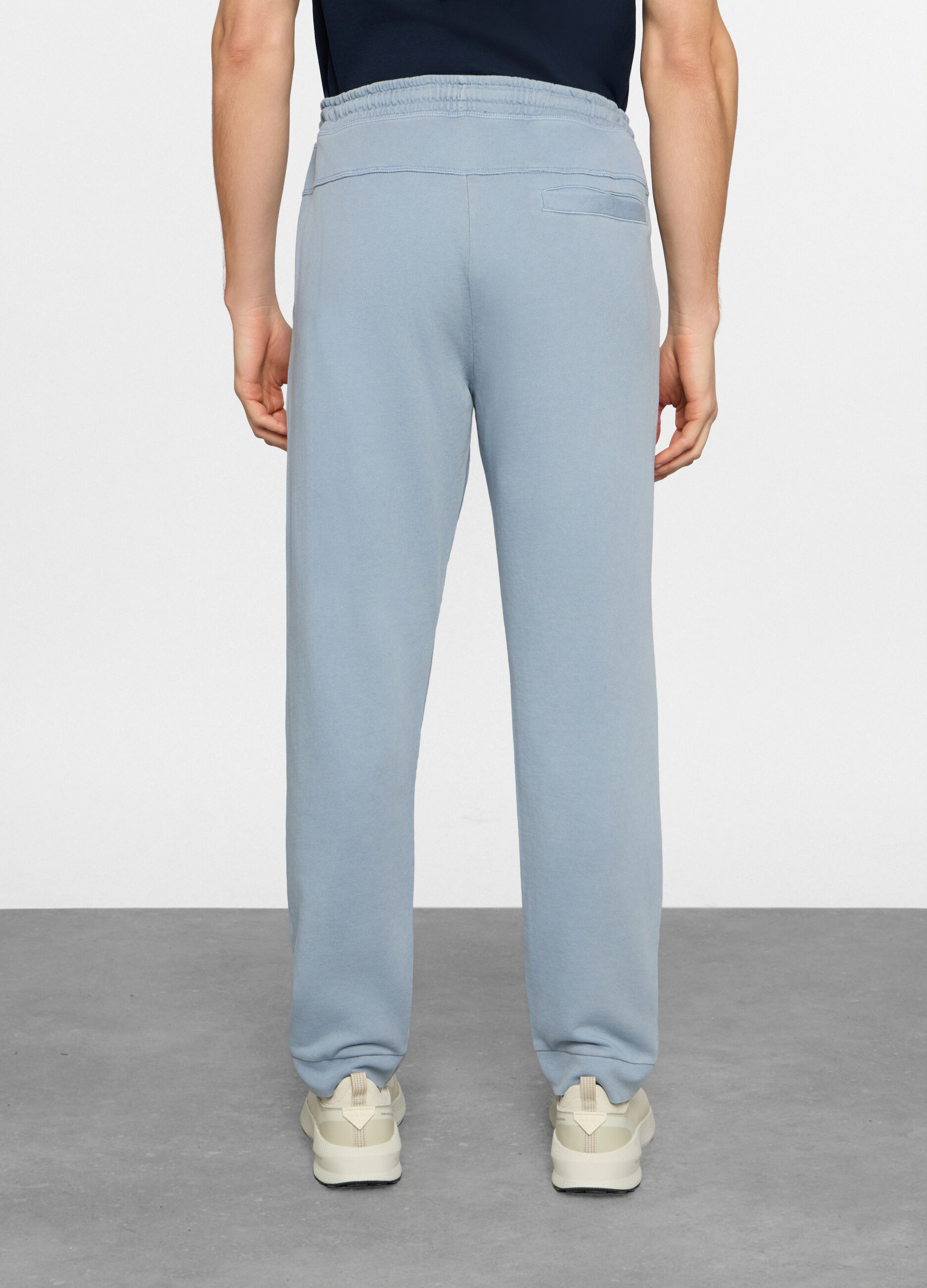 Jogger in puro cotone uomo_1