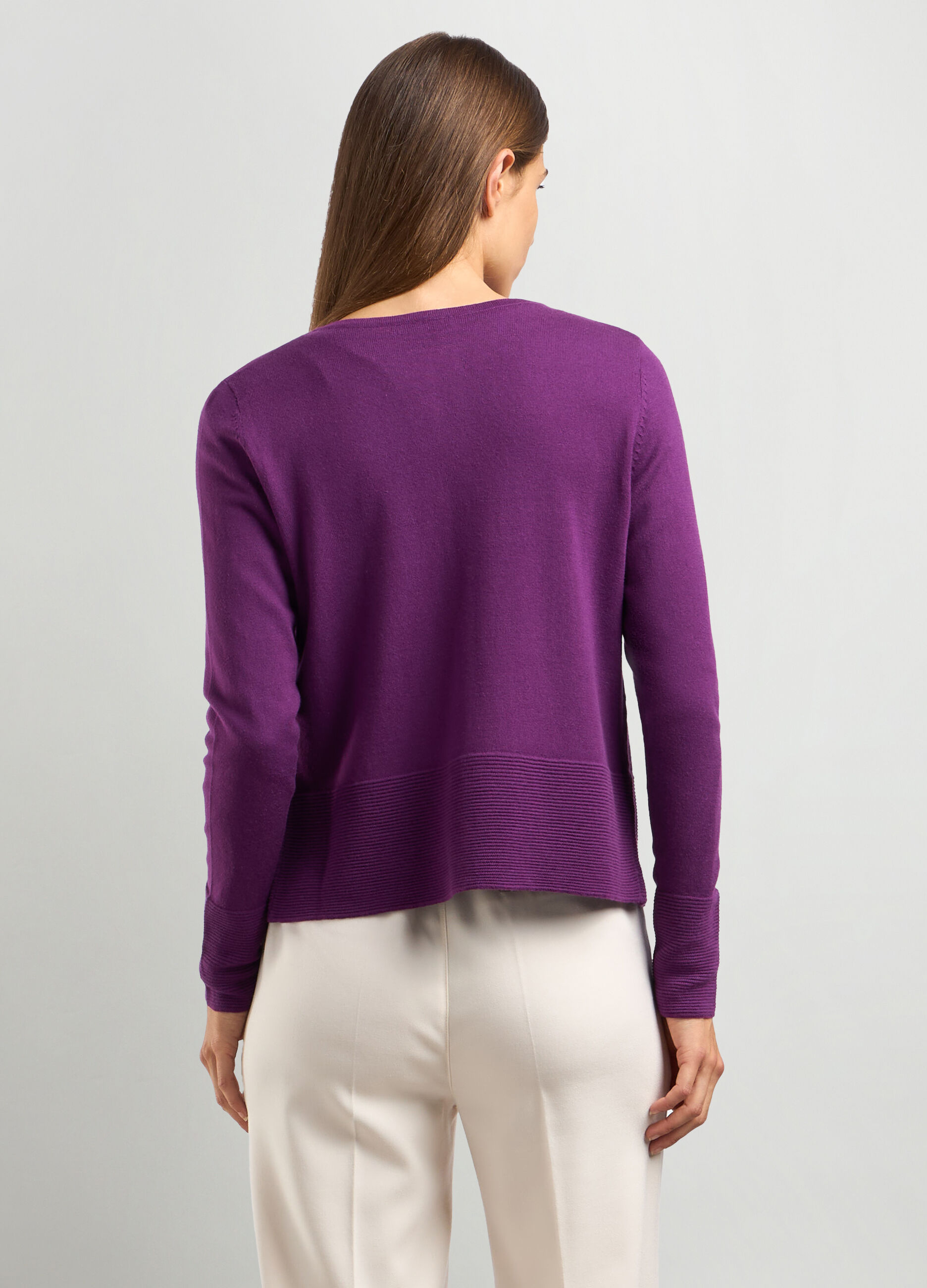 Cardigan in misto cotone donna_1