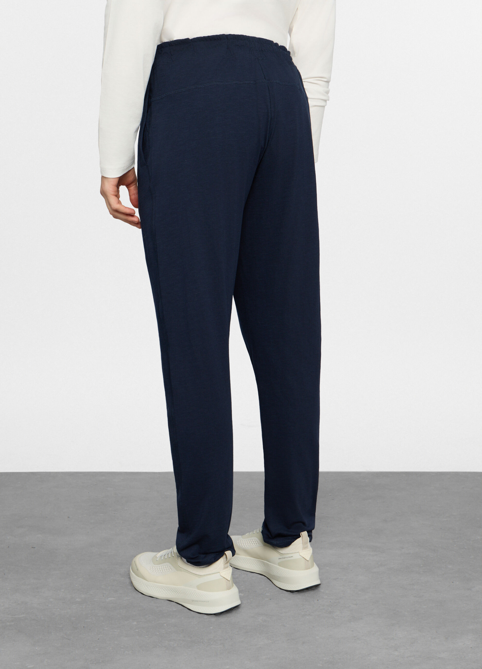 Jogger in jersey di cotone uomo_1