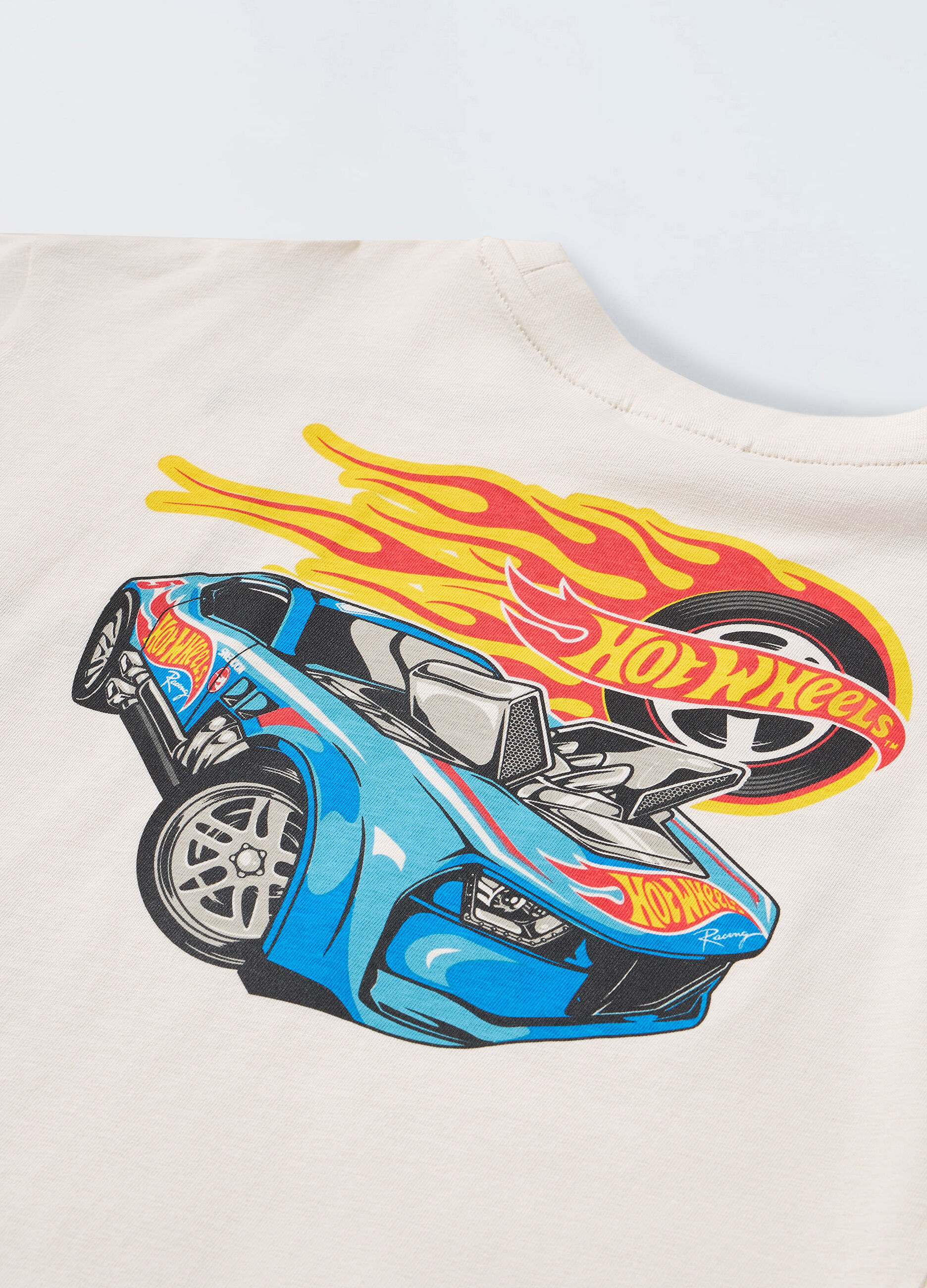 T-shirt Hot Wheels in puro cotone bambino_1