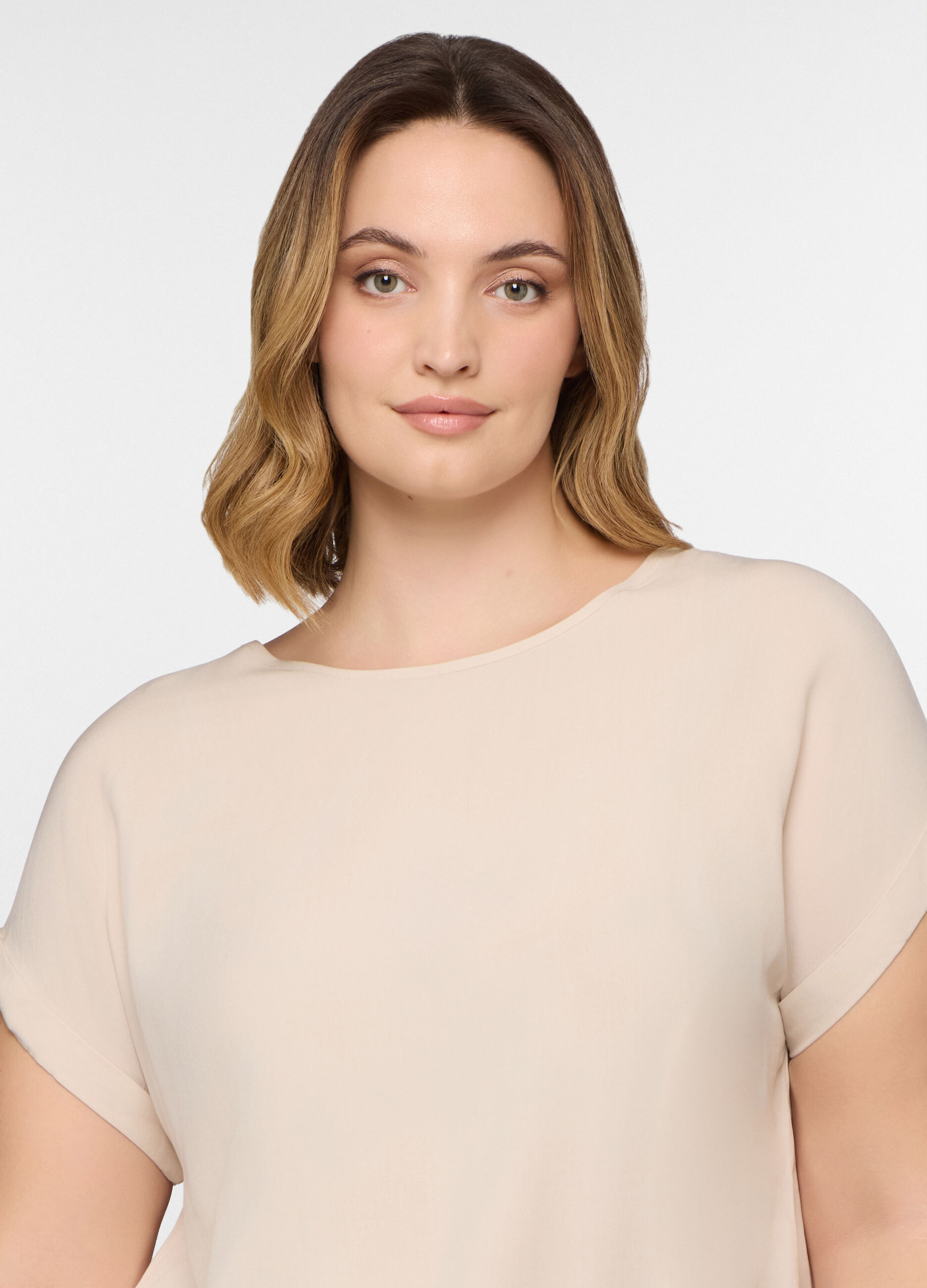 T-shirt girocollo donna curvy_2