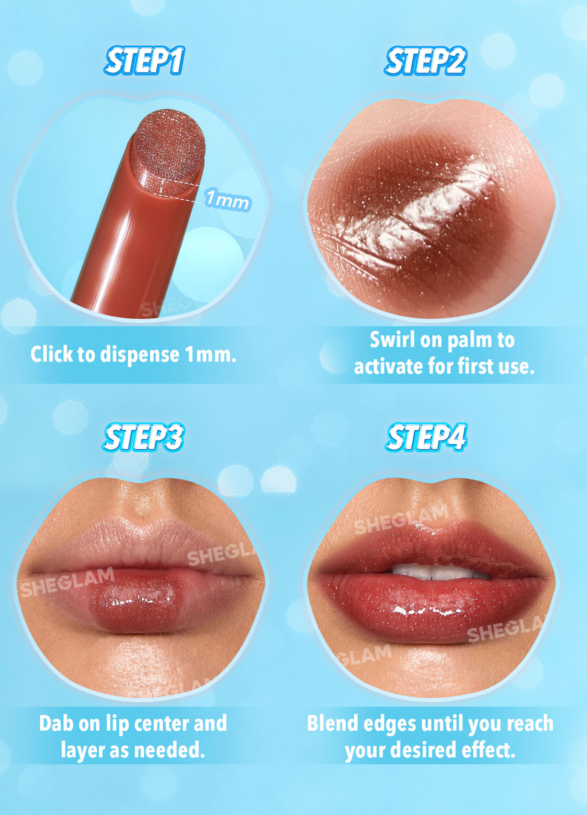 Pout Perfect Shimmer Lip Plumper- Pink Flamingo_3