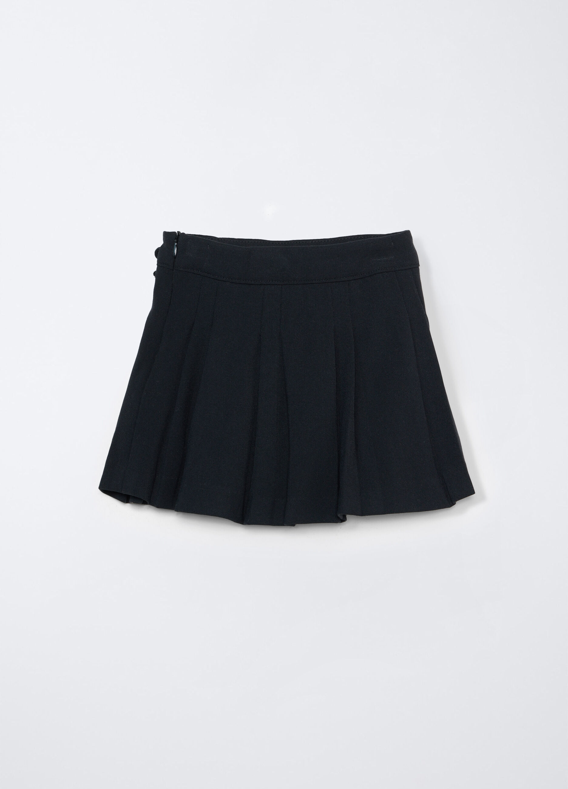 Gonna corta misto viscosa stretch bambina_1