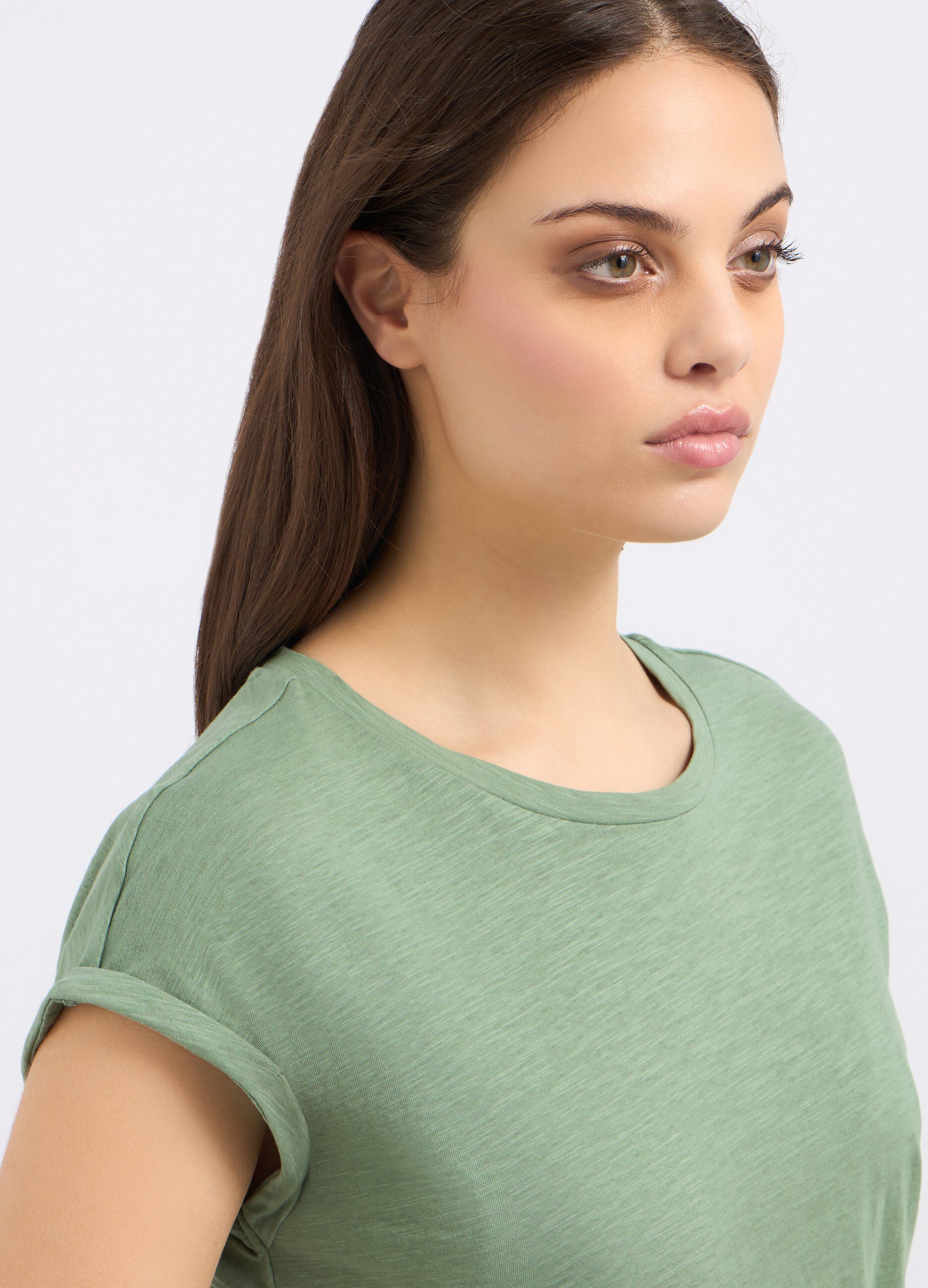 T-shirt in puro cotone donna_2