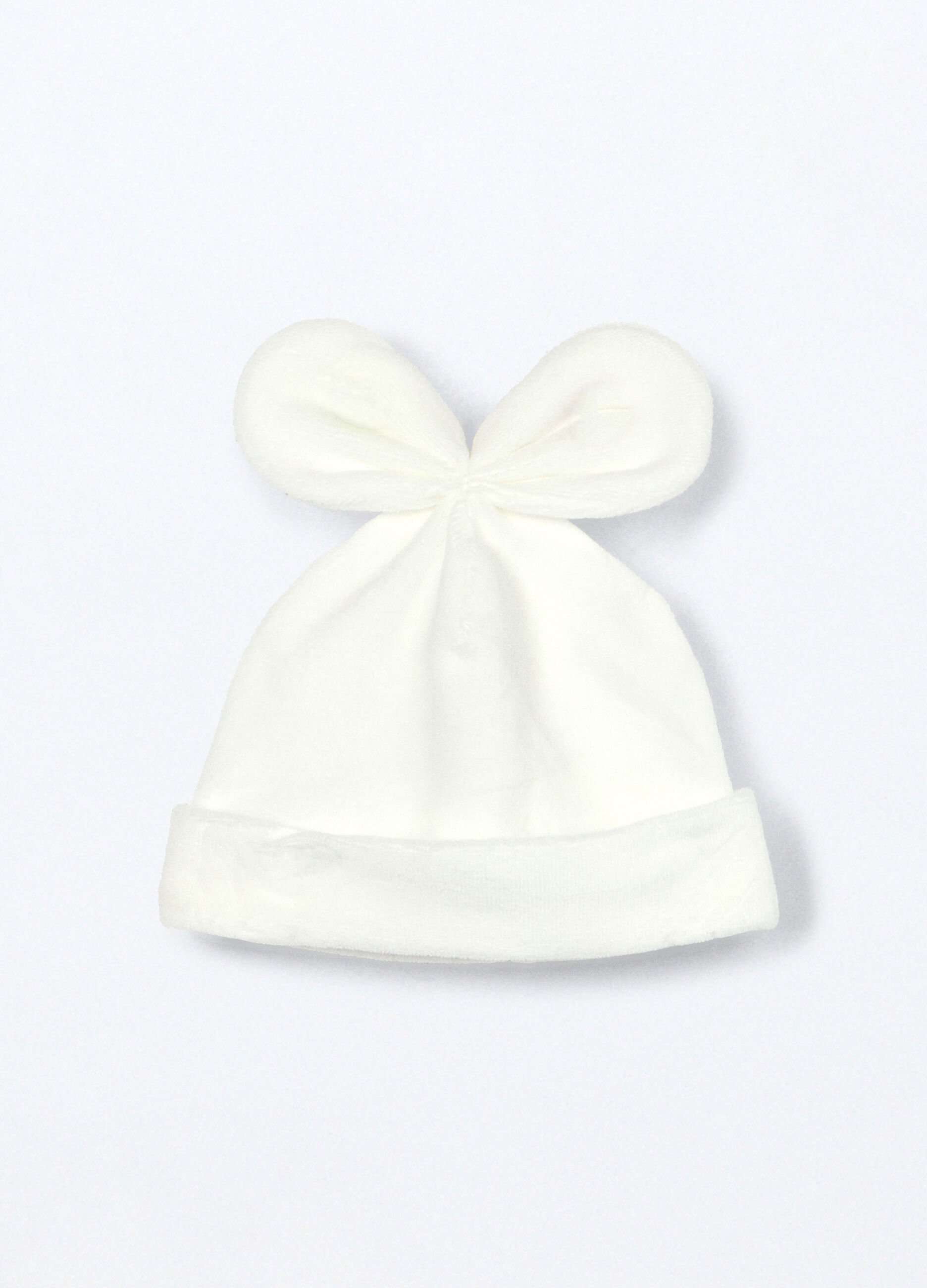 Berretto misto cotone velour_1