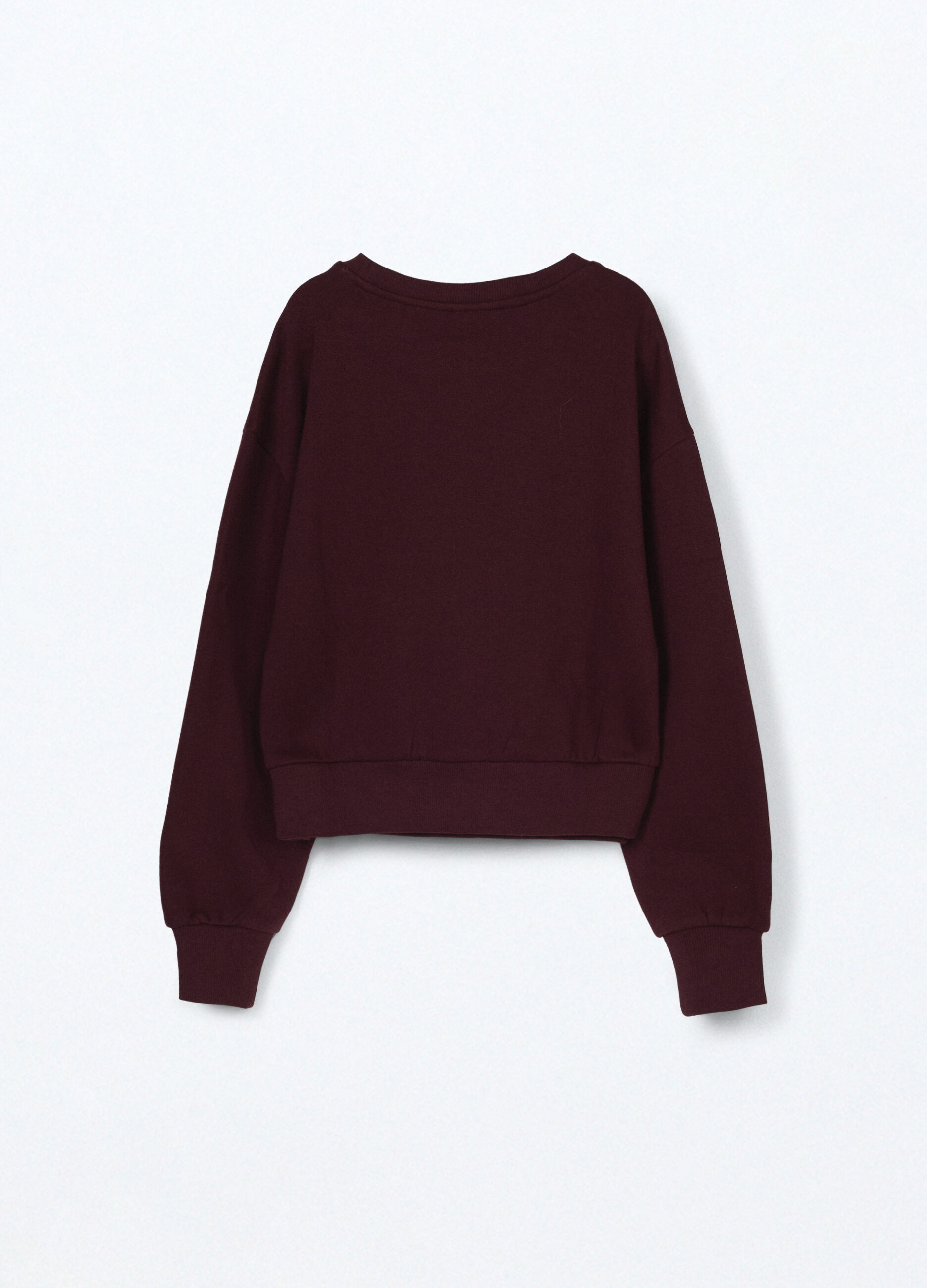 Felpa misto cotone ragazza_1